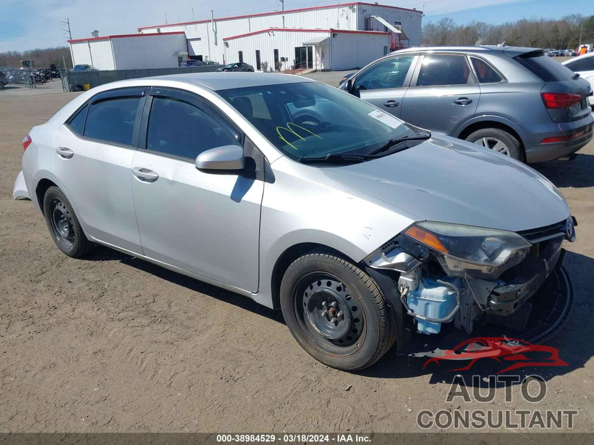TOYOTA COROLLA 2016 - 2T1BURHE7GC567601
