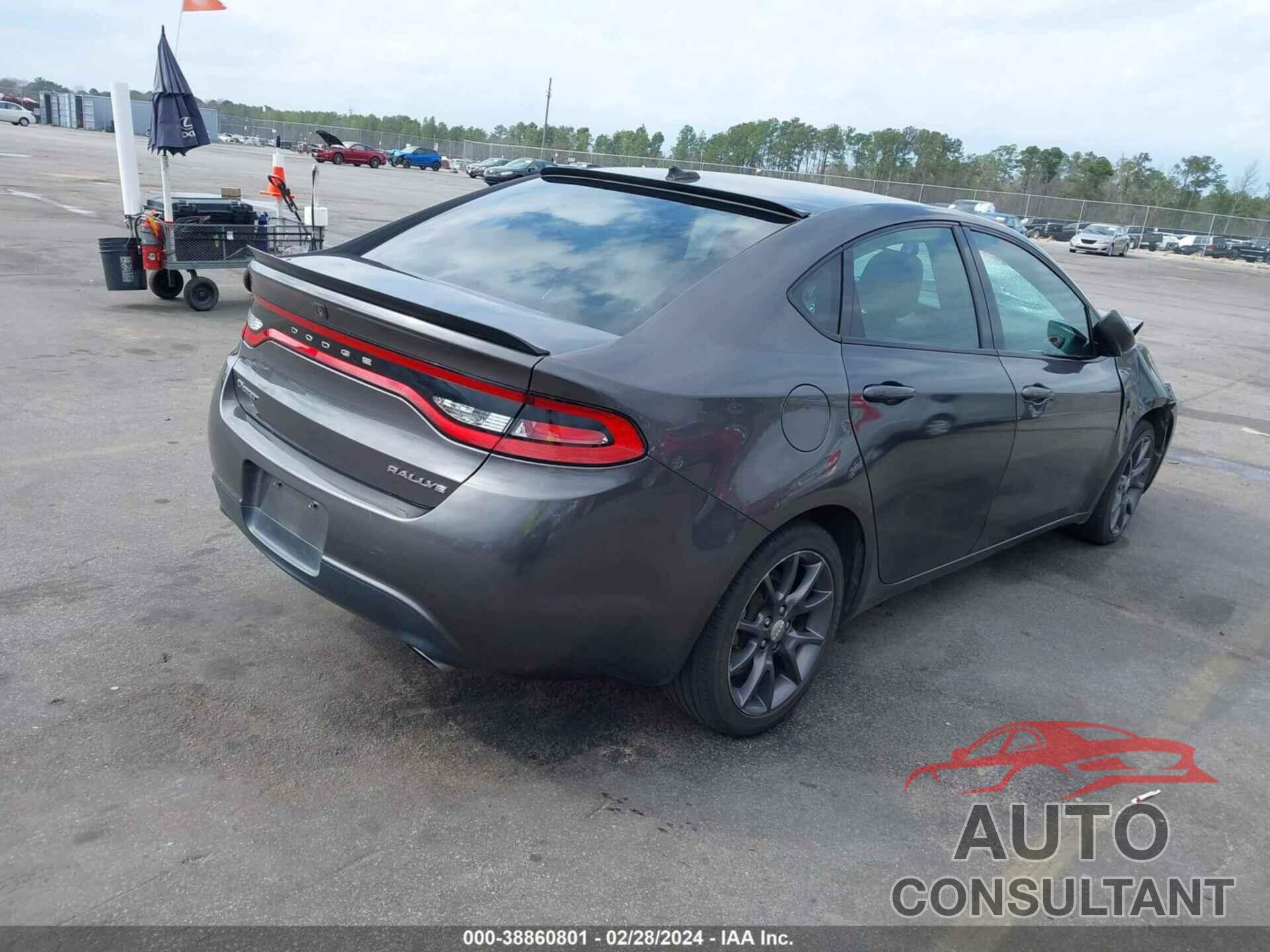 DODGE DART 2016 - 1C3CDFBBXGD530308