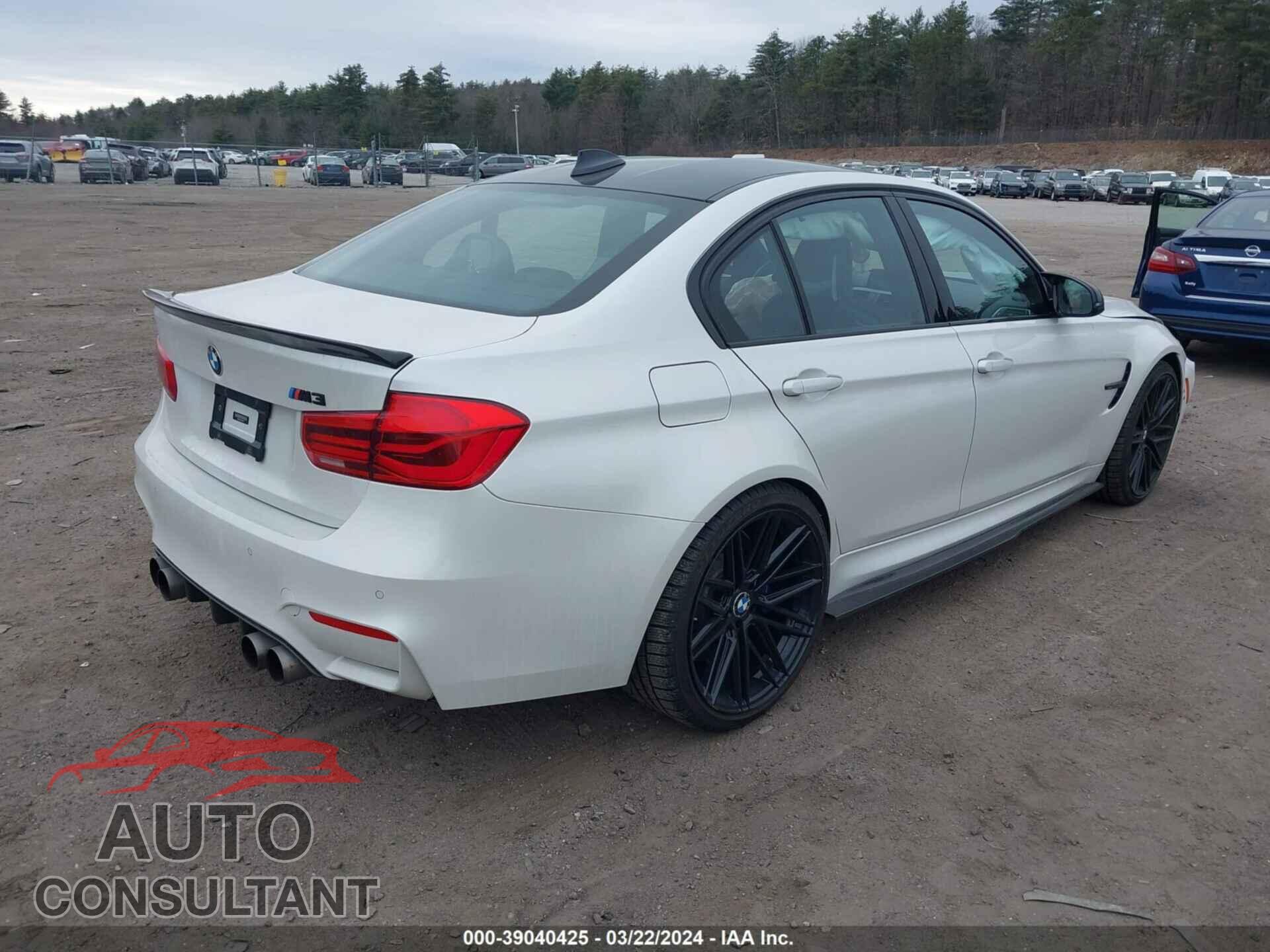 BMW M3 2018 - WBS8M9C59J5K99021