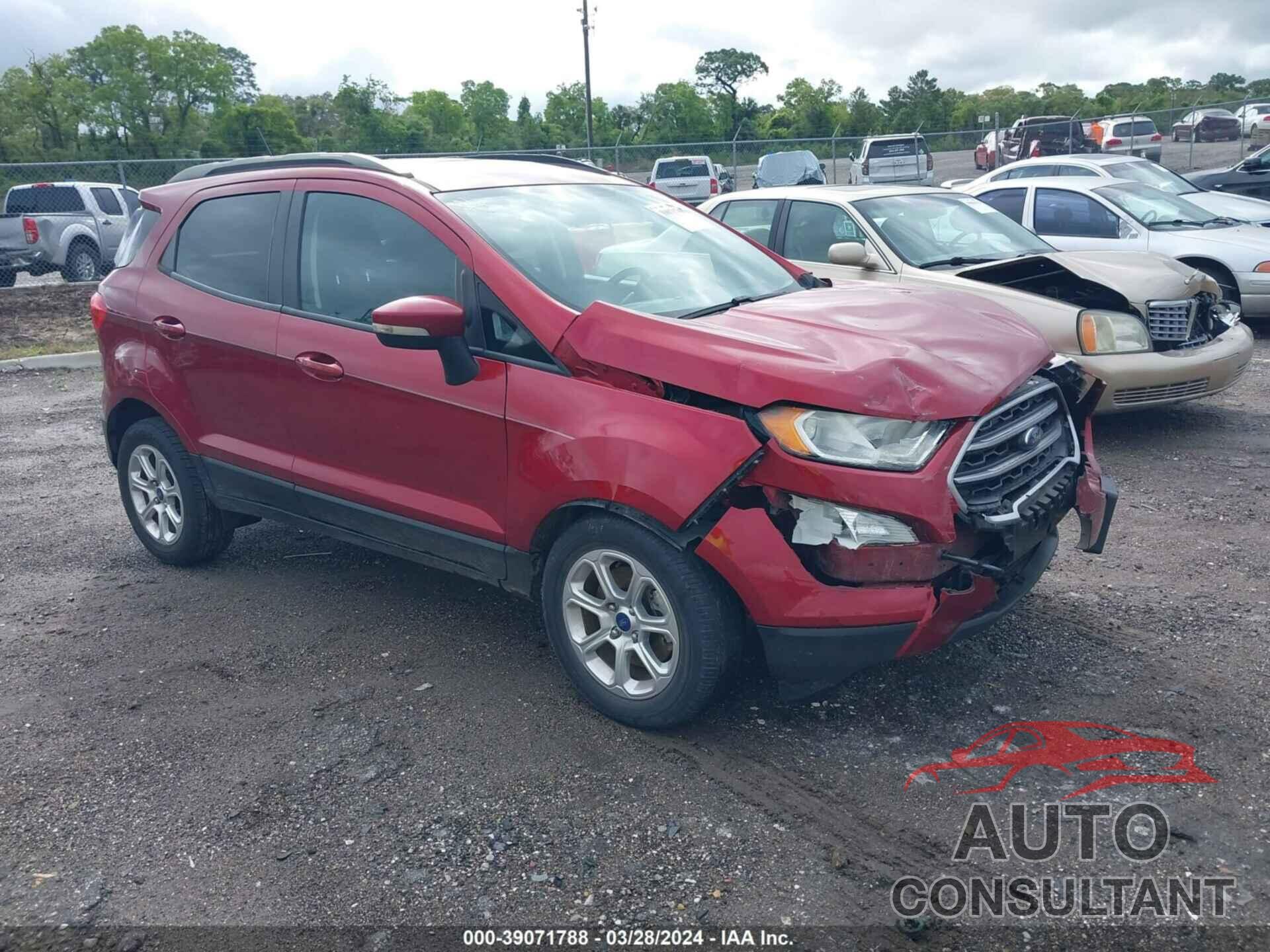 FORD ECOSPORT 2018 - MAJ3P1TE4JC217496