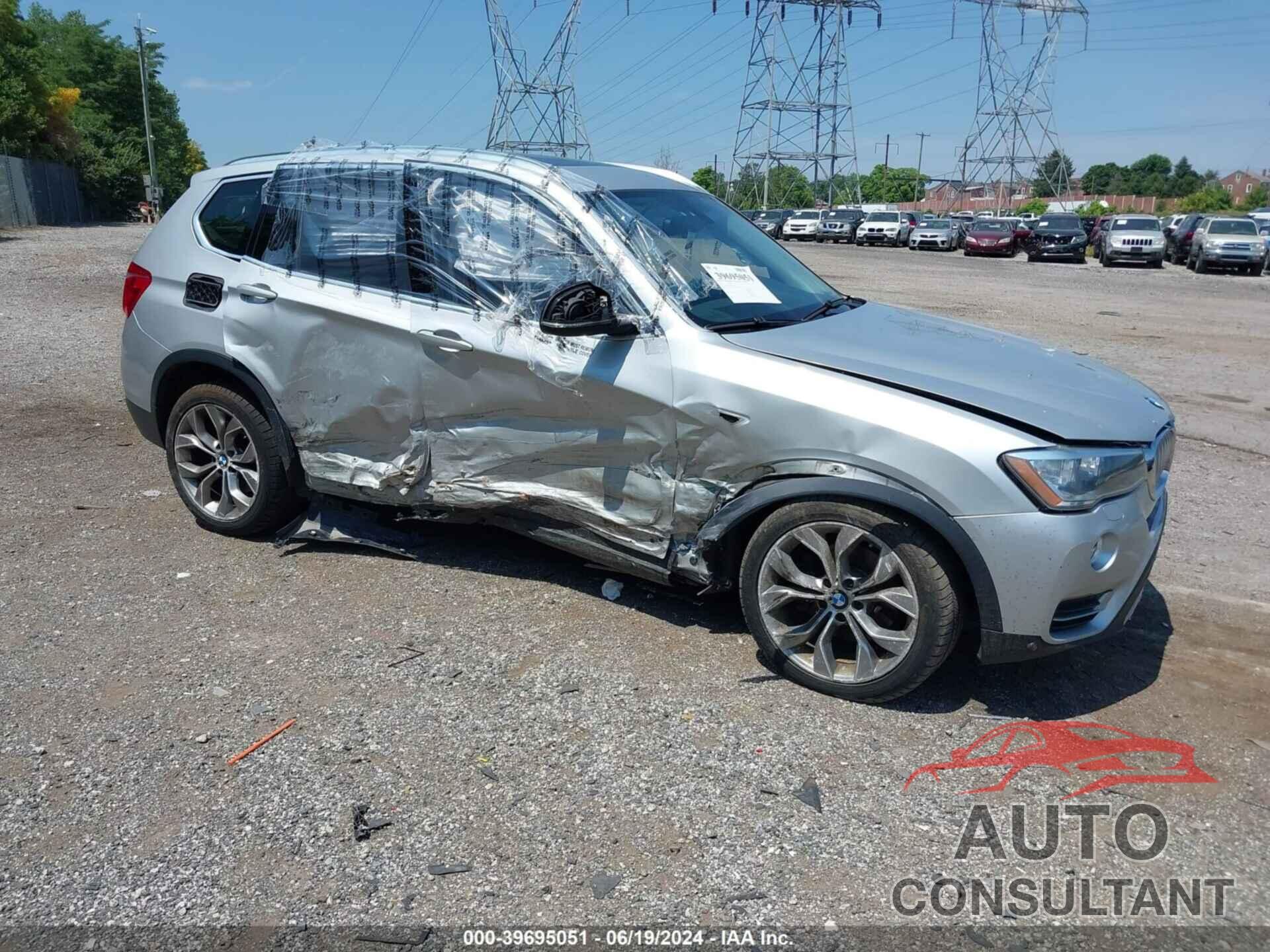 BMW X3 2016 - 5UXWX9C58G0D69007