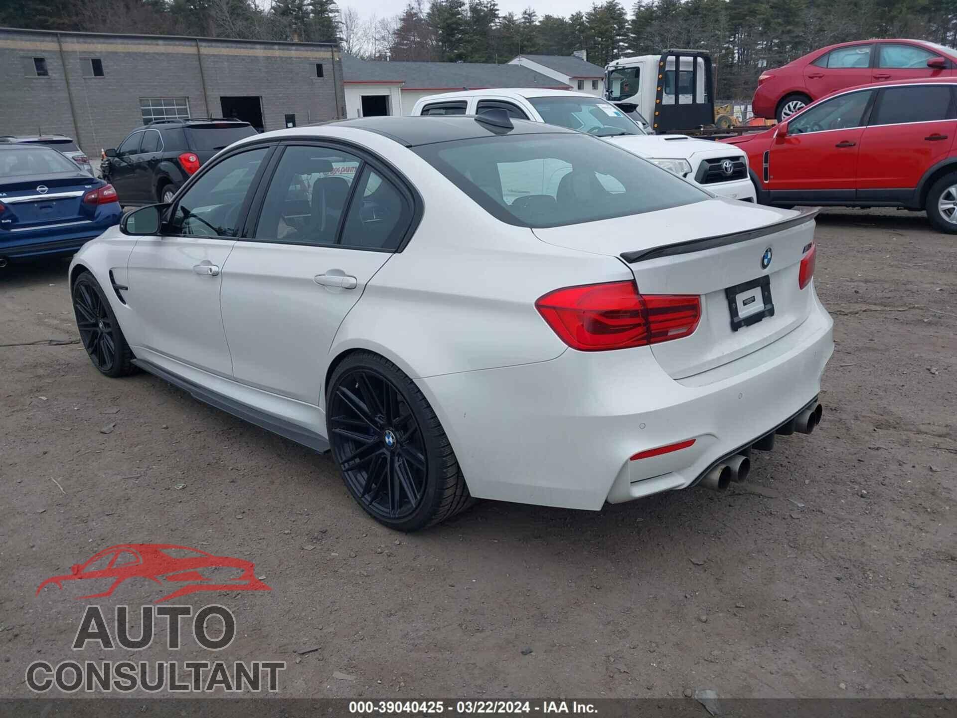 BMW M3 2018 - WBS8M9C59J5K99021