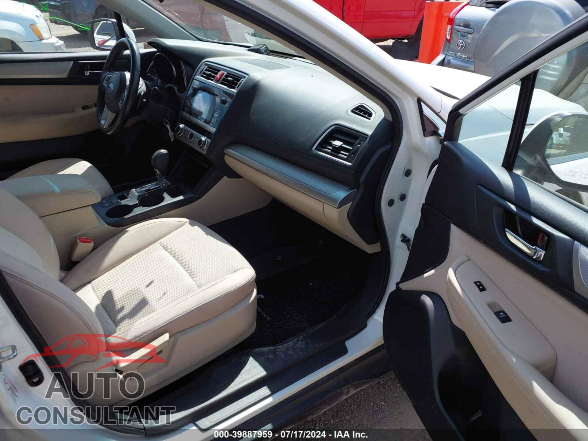 SUBARU OUTBACK 2016 - 4S4BSBFC8G3201844