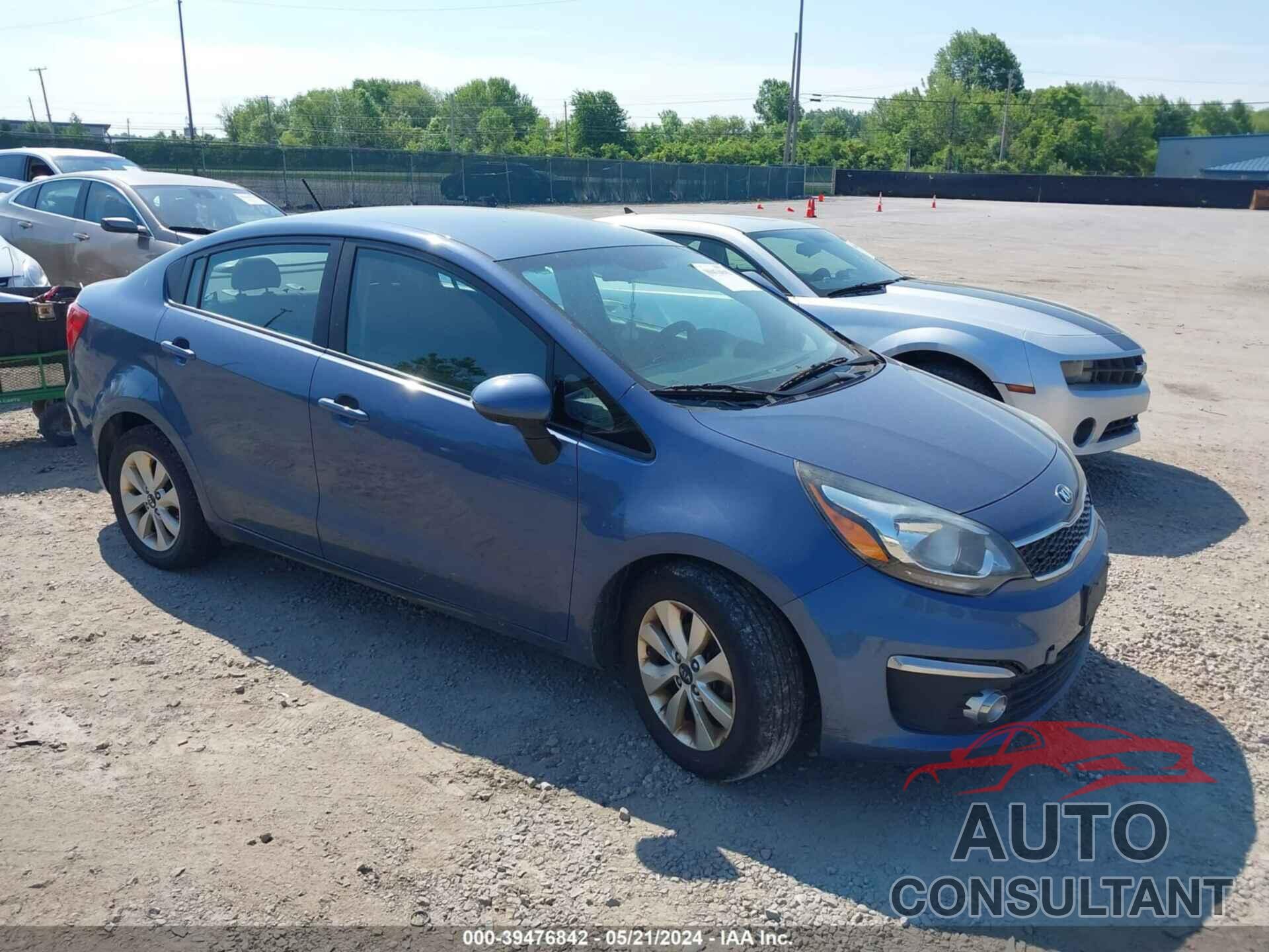 KIA RIO 2016 - KNADN4A3XG6572264