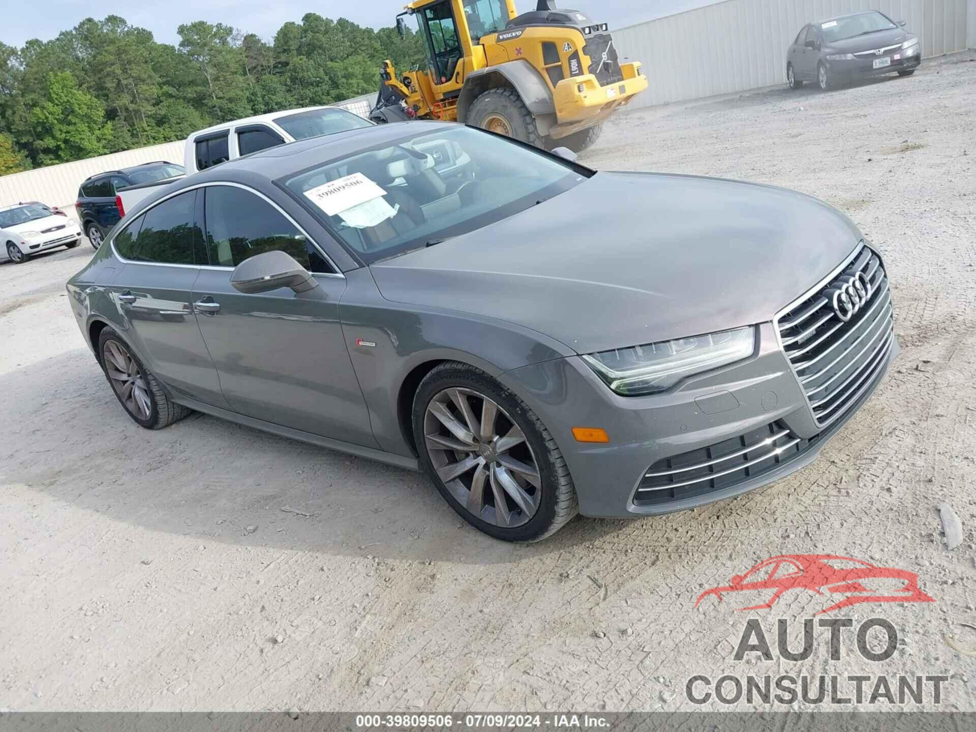 AUDI A7 2016 - WAUWGAFC4GN007783