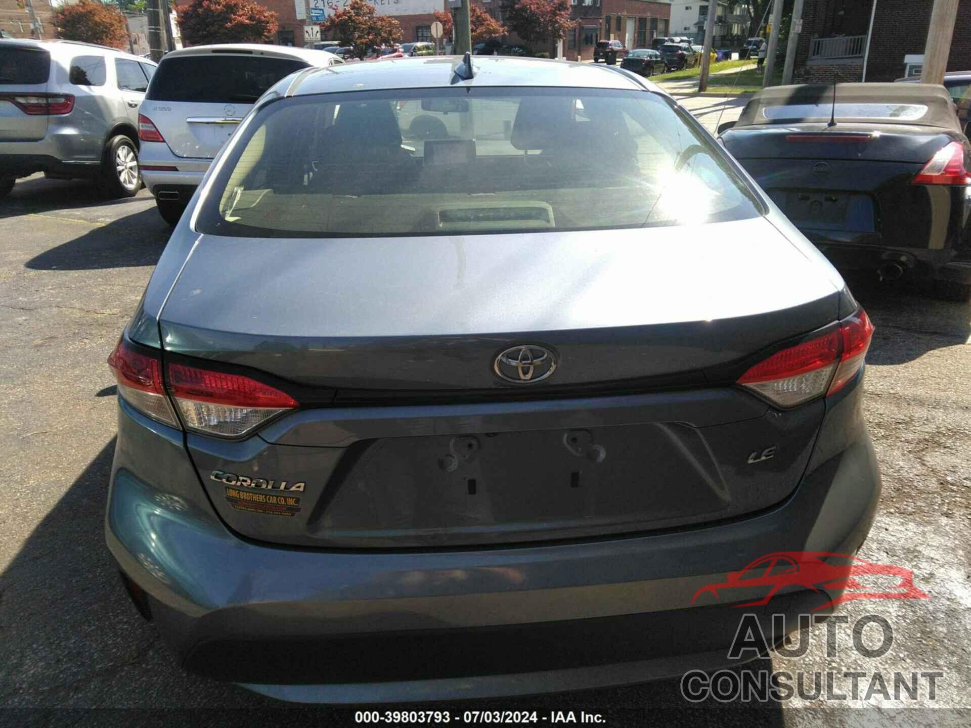 TOYOTA COROLLA 2020 - JTDEPRAE9LJ039605