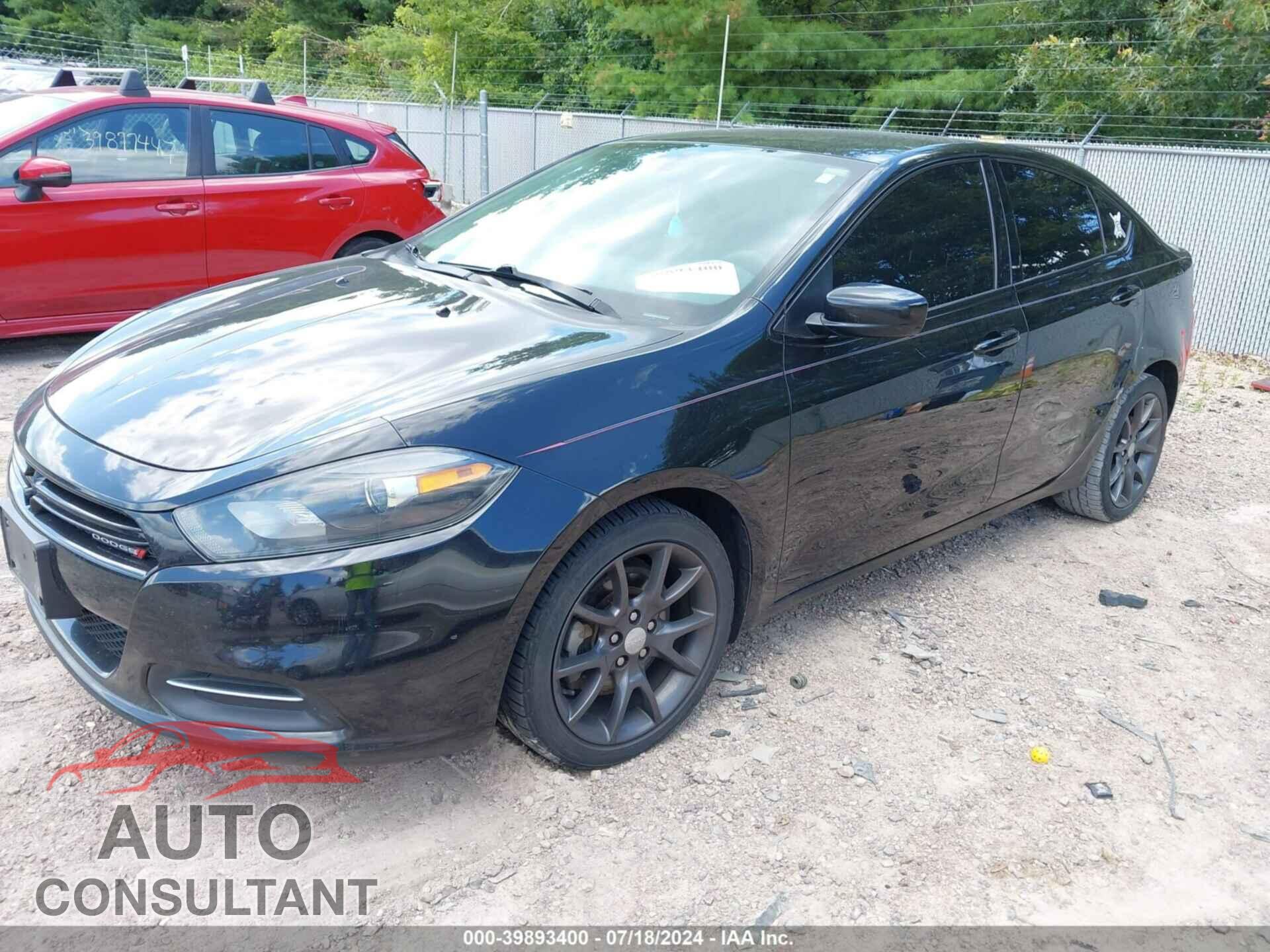 DODGE DART 2016 - 1C3CDFAA3GD607979