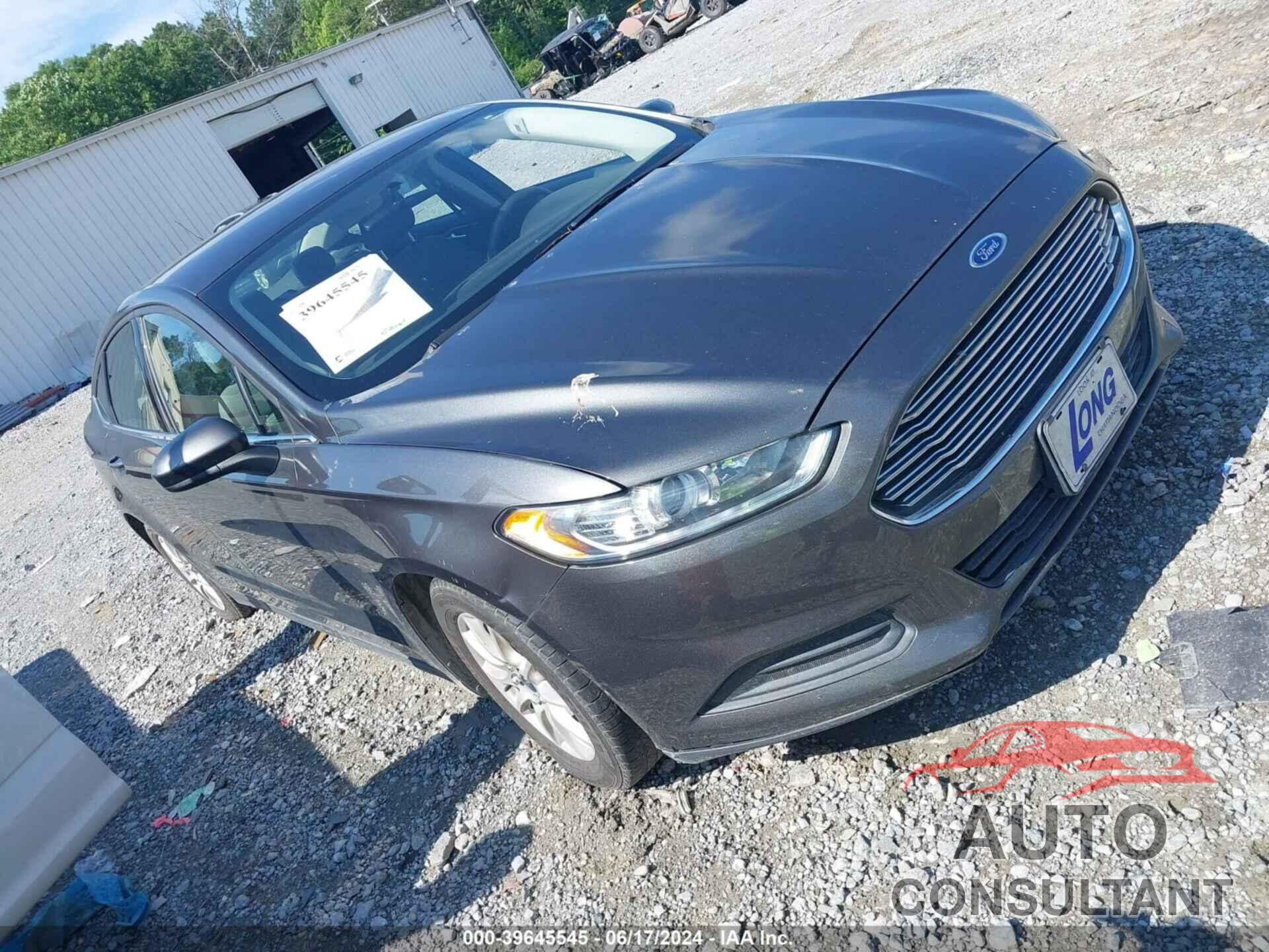 FORD FUSION 2016 - 1FA6P0G74G5121965