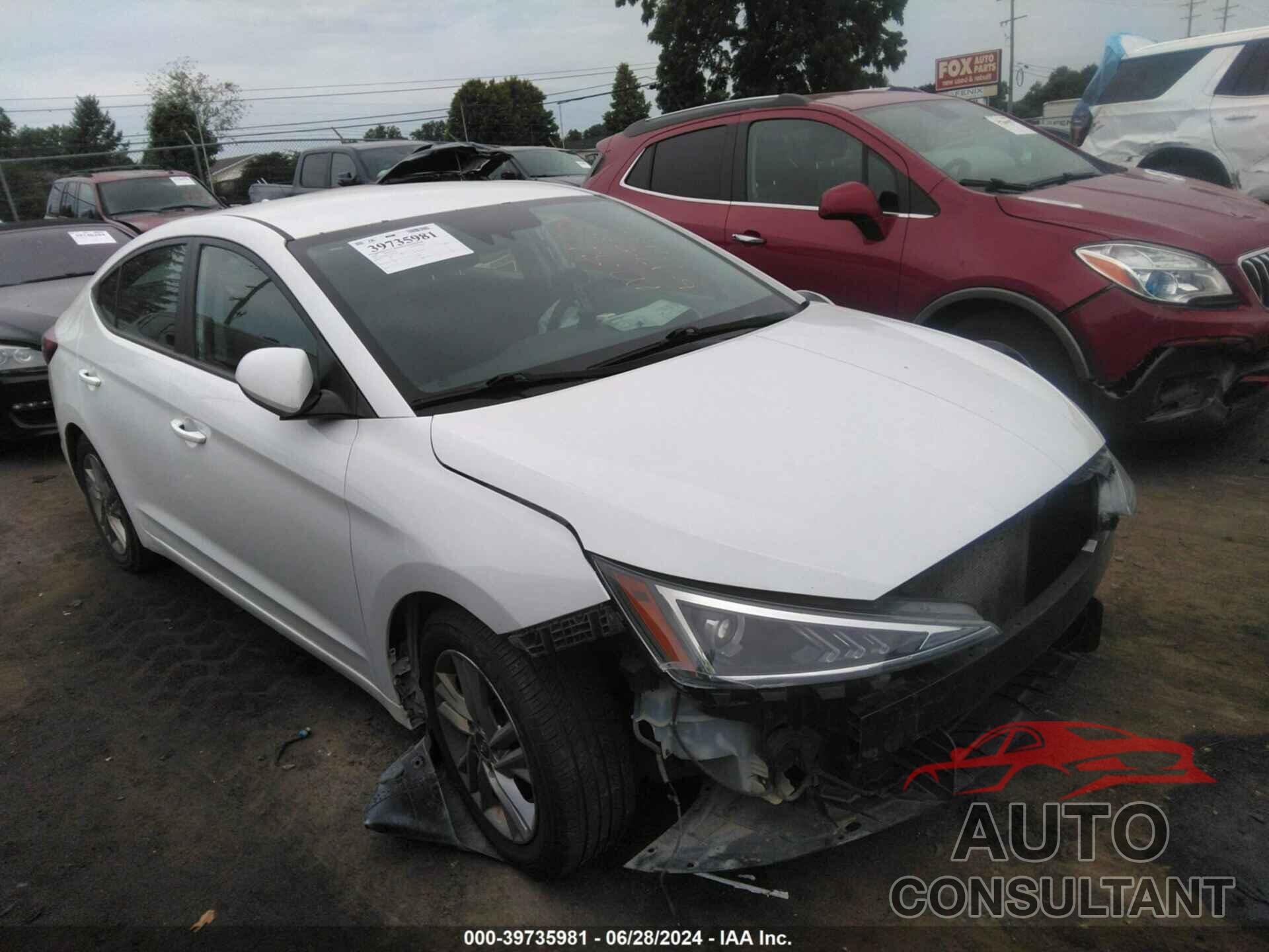 HYUNDAI ELANTRA 2020 - 5NPD84LF5LH523748