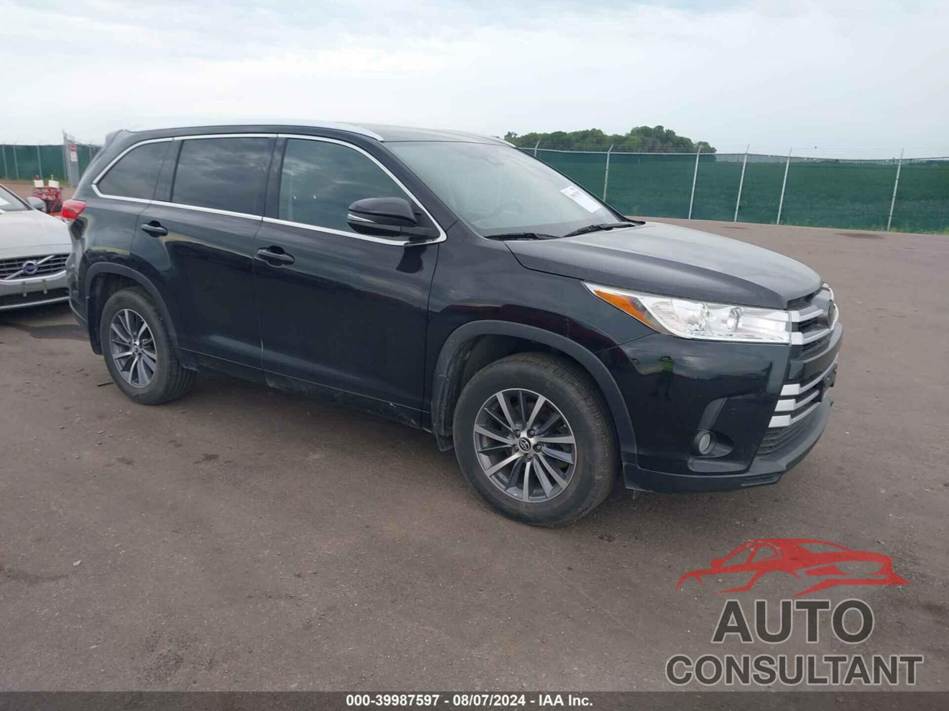 TOYOTA HIGHLANDER 2017 - 5TDJZRFHXHS436178