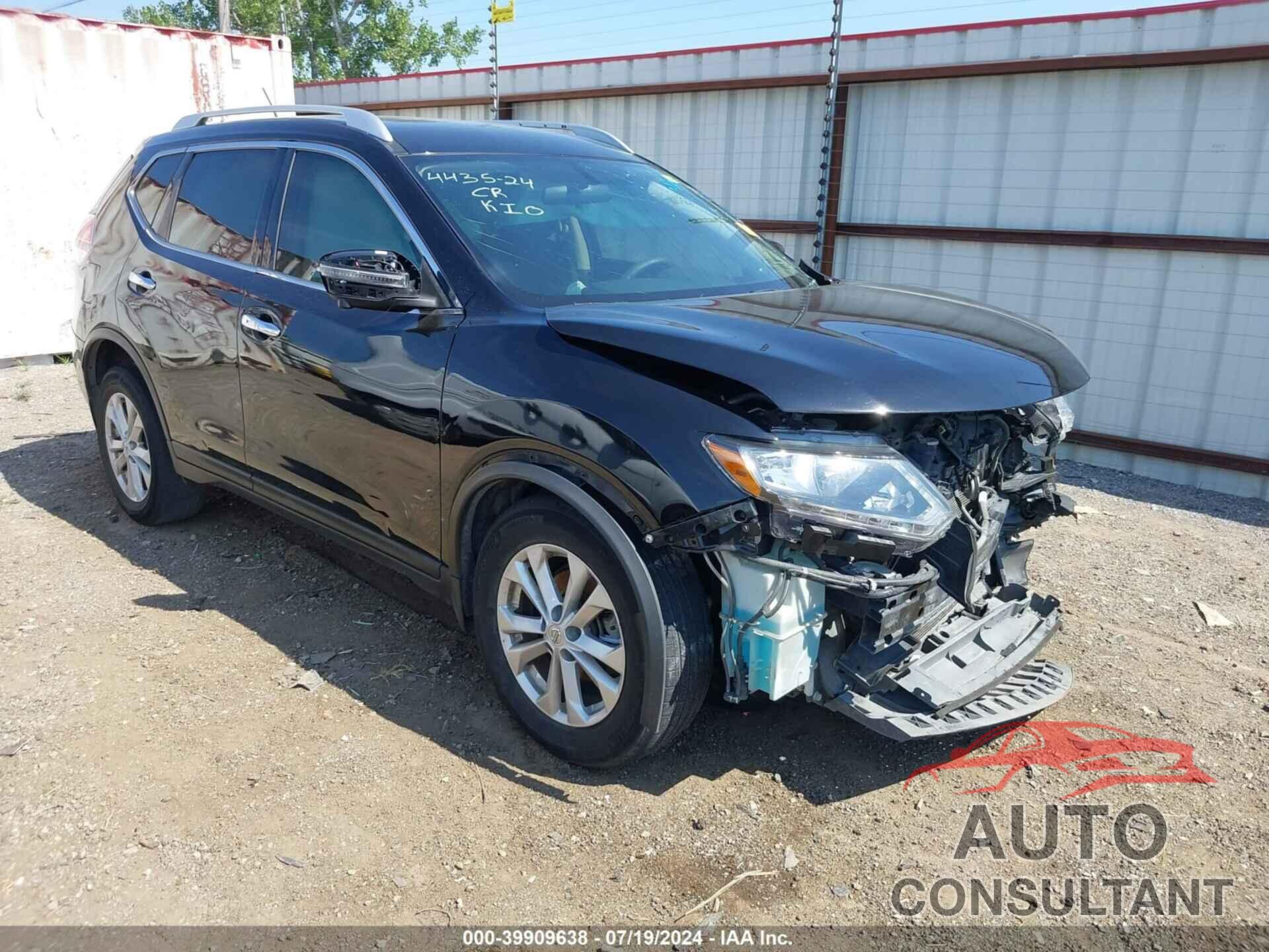 NISSAN ROGUE 2016 - KNMAT2MT2GP626503