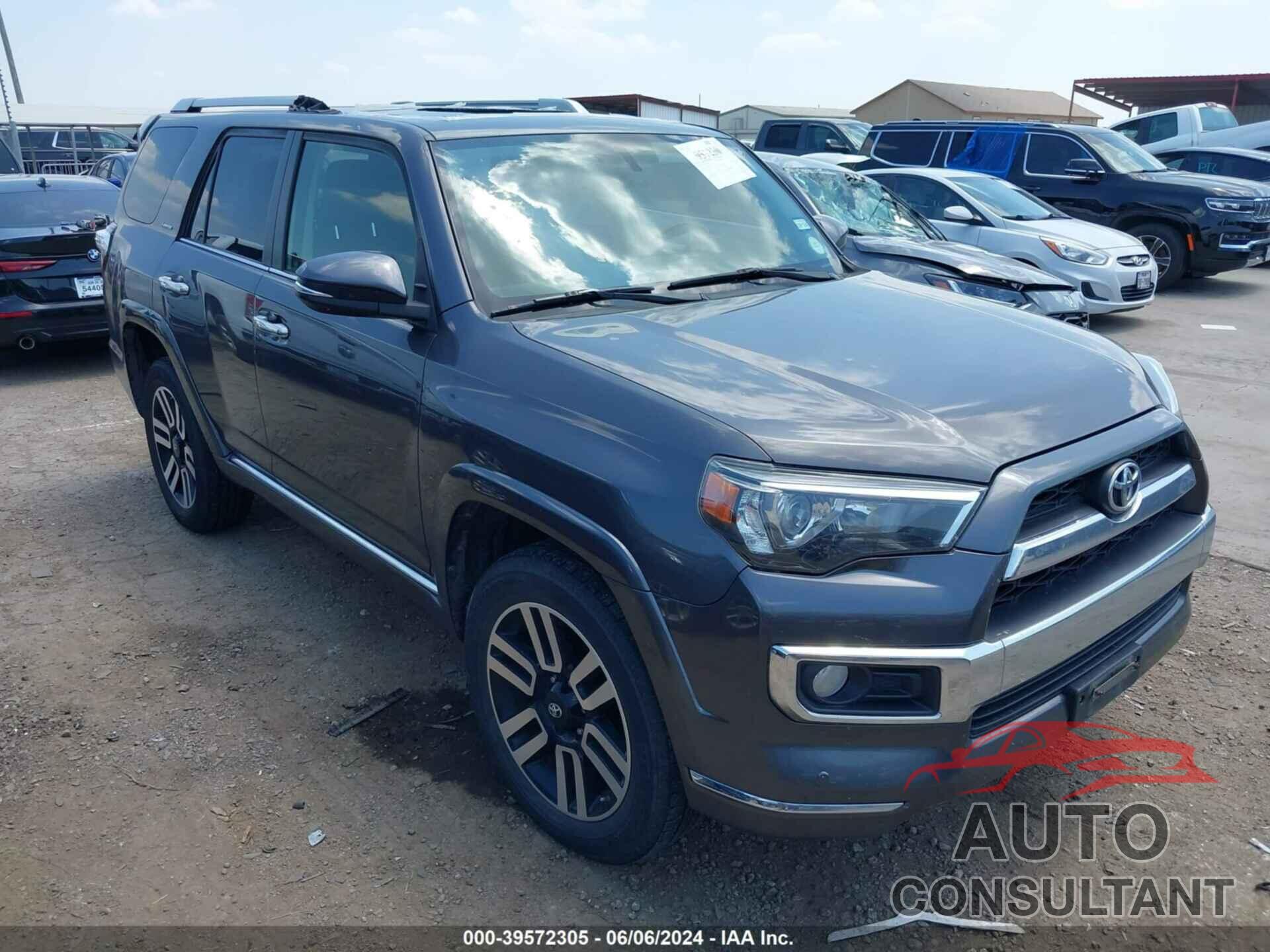 TOYOTA 4RUNNER 2019 - JTEBU5JR9K5634917