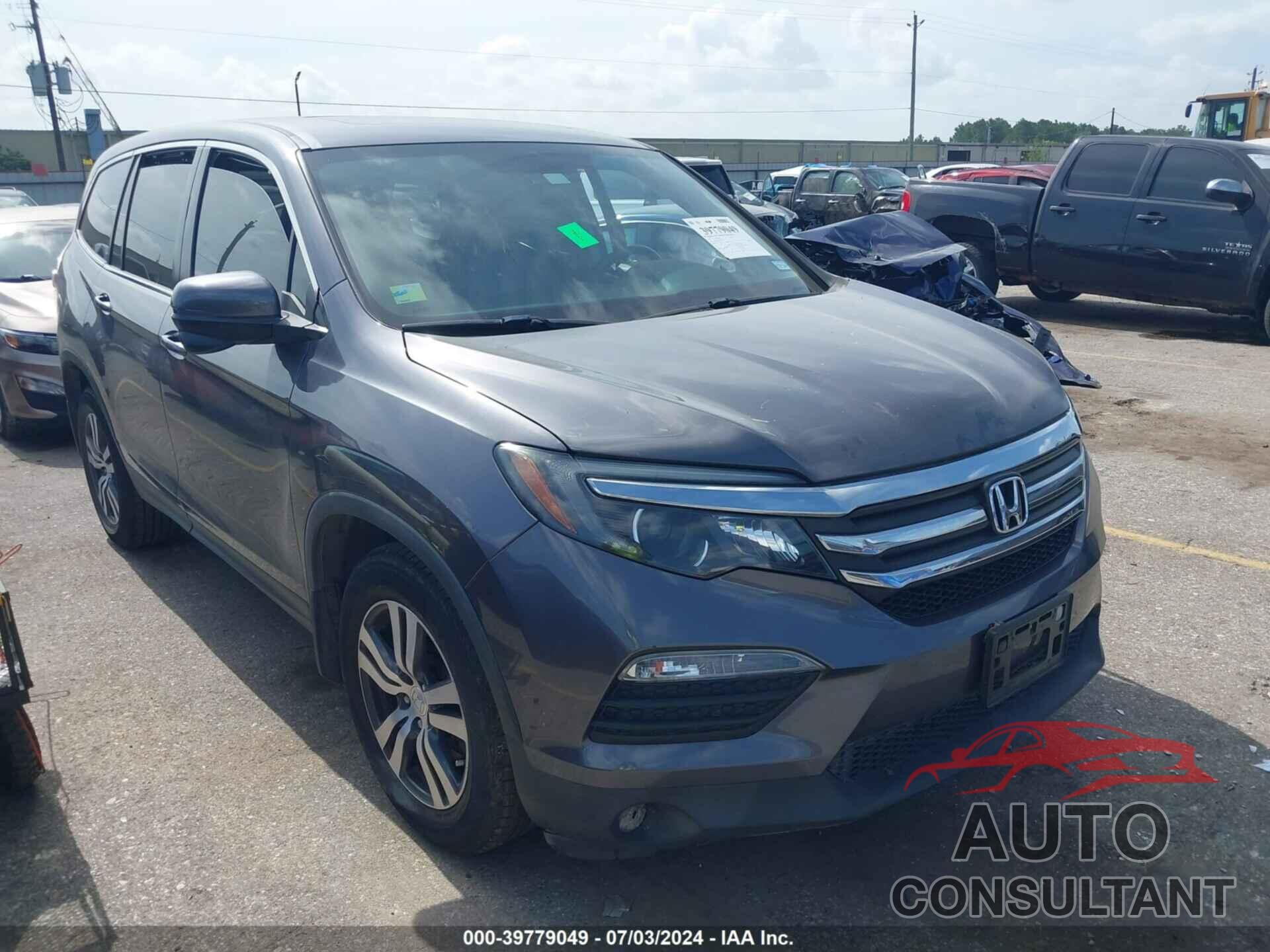 HONDA PILOT 2017 - 5FNYF5H8XHB033125