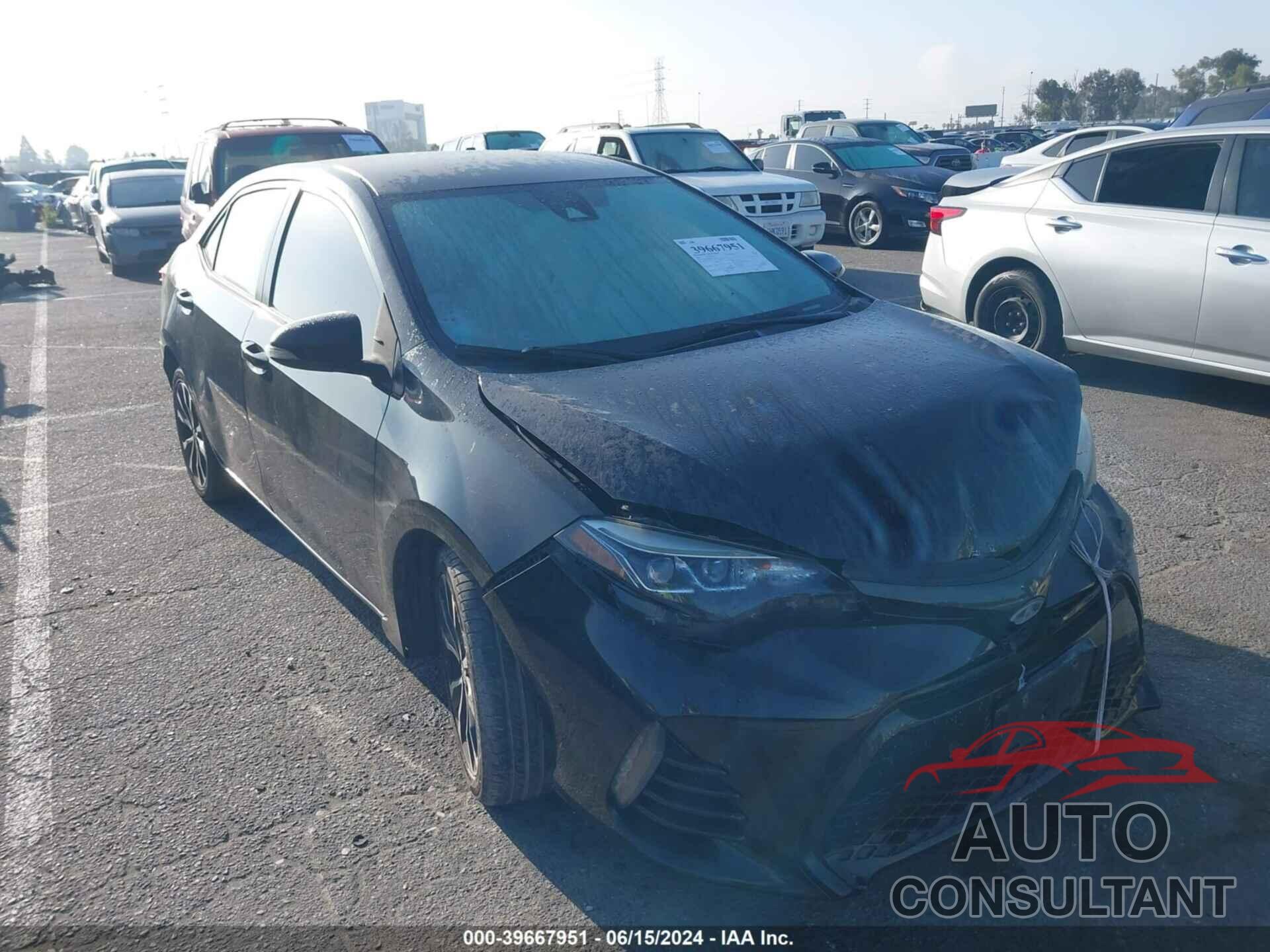 TOYOTA COROLLA 2017 - 5YFBURHE5HP677063