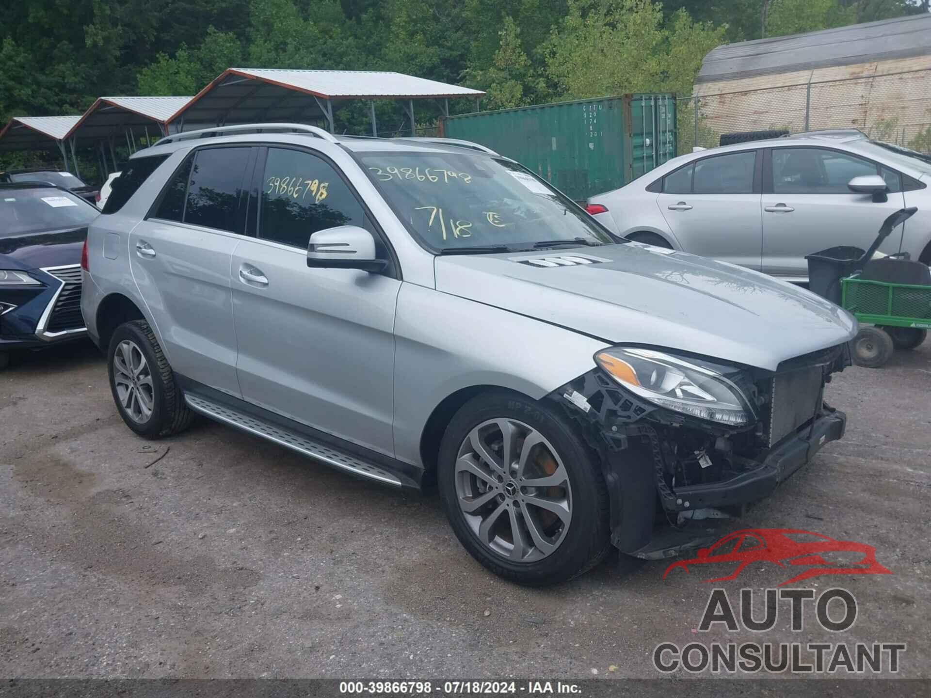 MERCEDES-BENZ GLE 2019 - 4JGDA5GB0KB209423