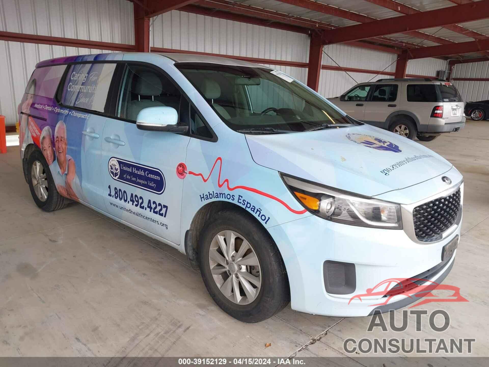 KIA SEDONA 2018 - KNDMA5C14J6366381