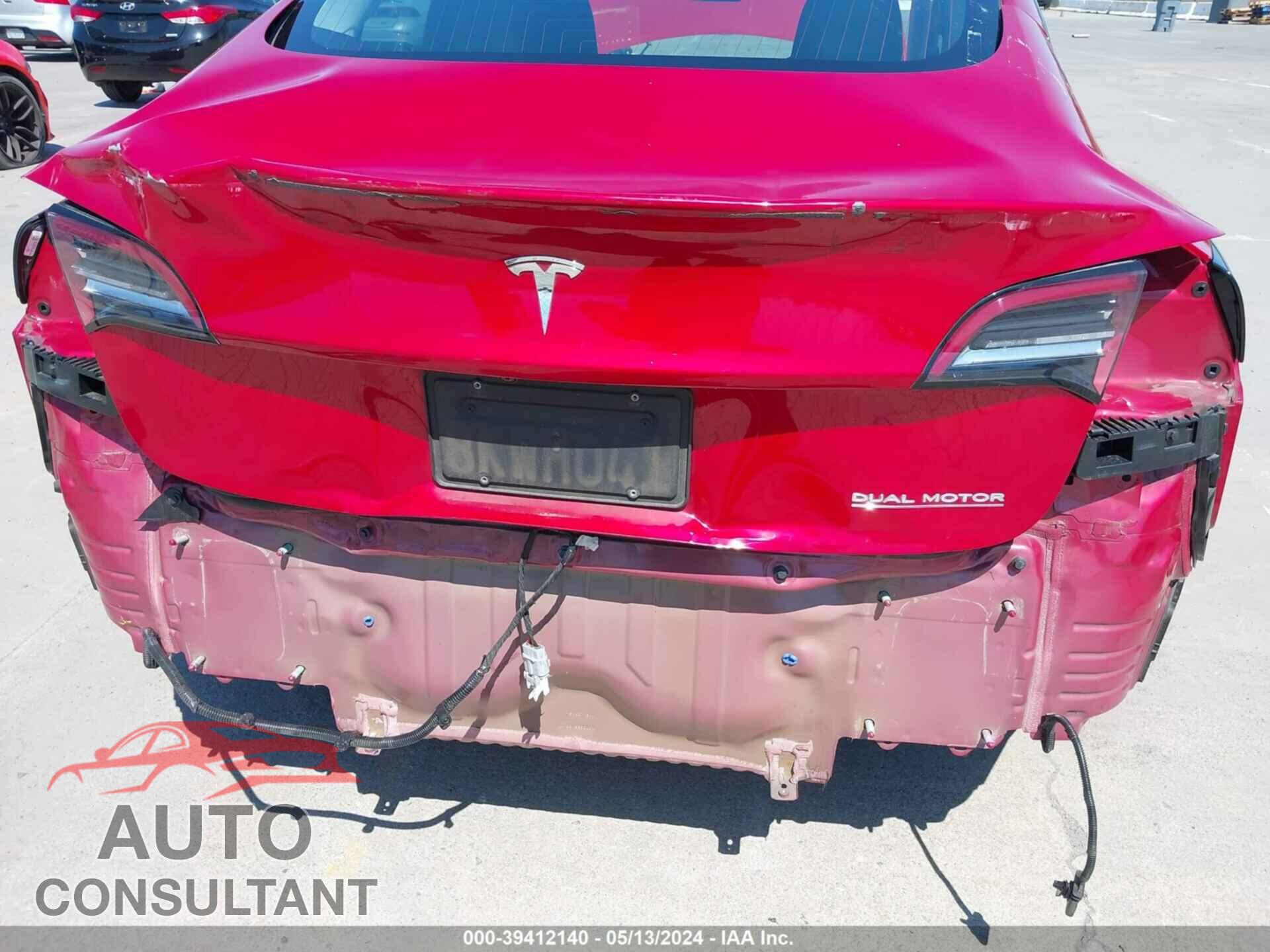 TESLA MODEL 3 2019 - 5YJ3E1EB7KF393028
