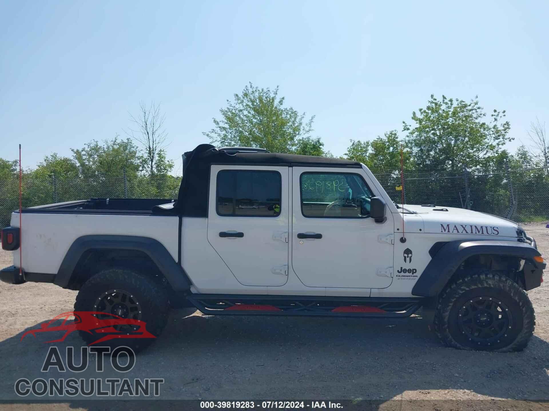 JEEP GLADIATOR 2020 - 1C6HJTAG3LL131043