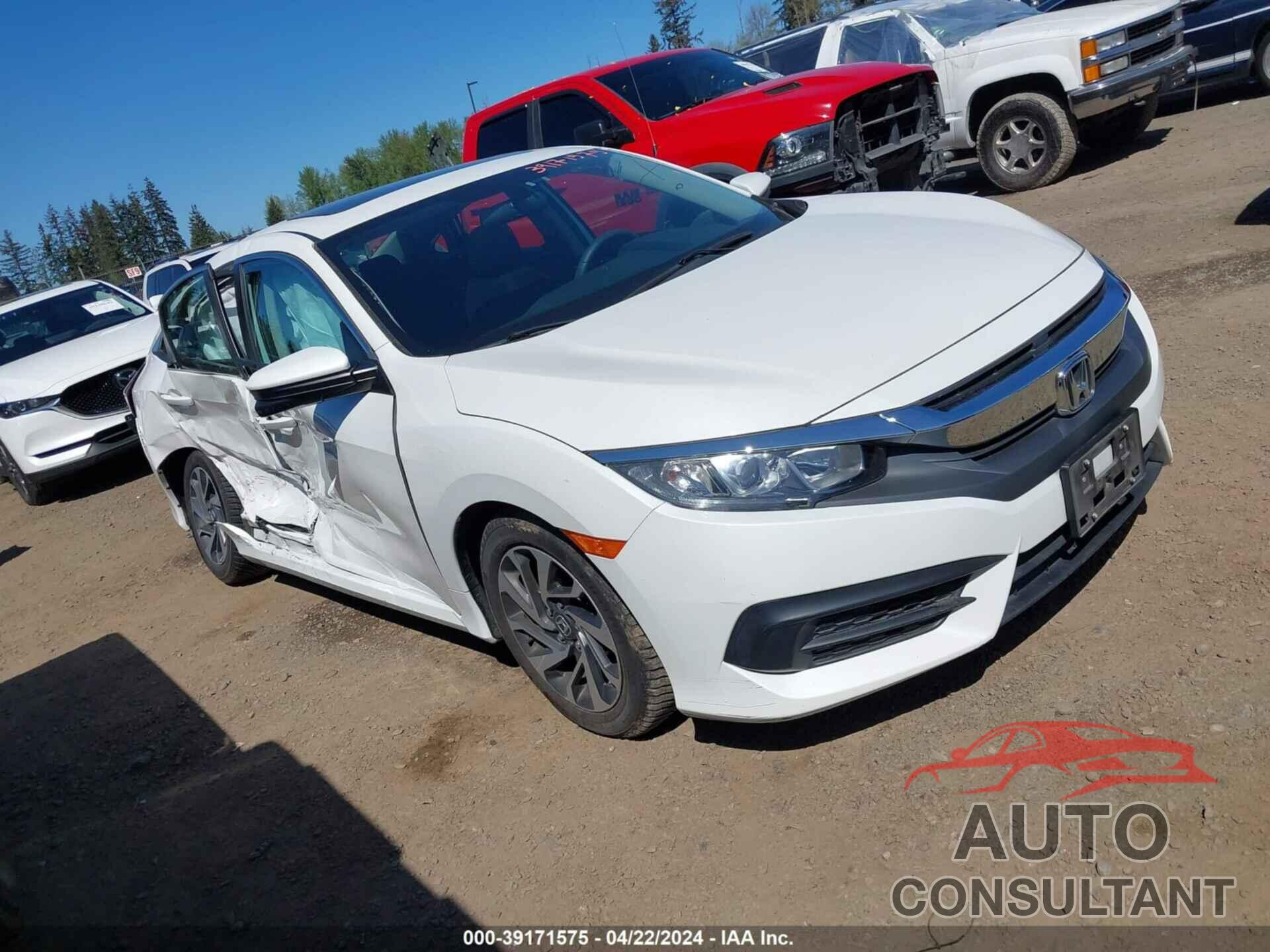 HONDA CIVIC 2017 - 19XFC2F70HE208545