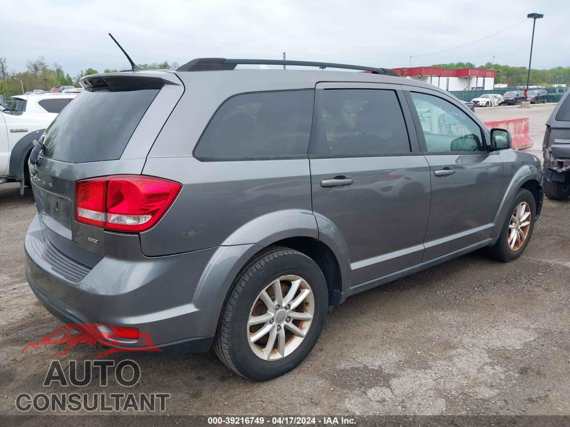 DODGE JOURNEY 2013 - 3C4PDCBB0DT709880