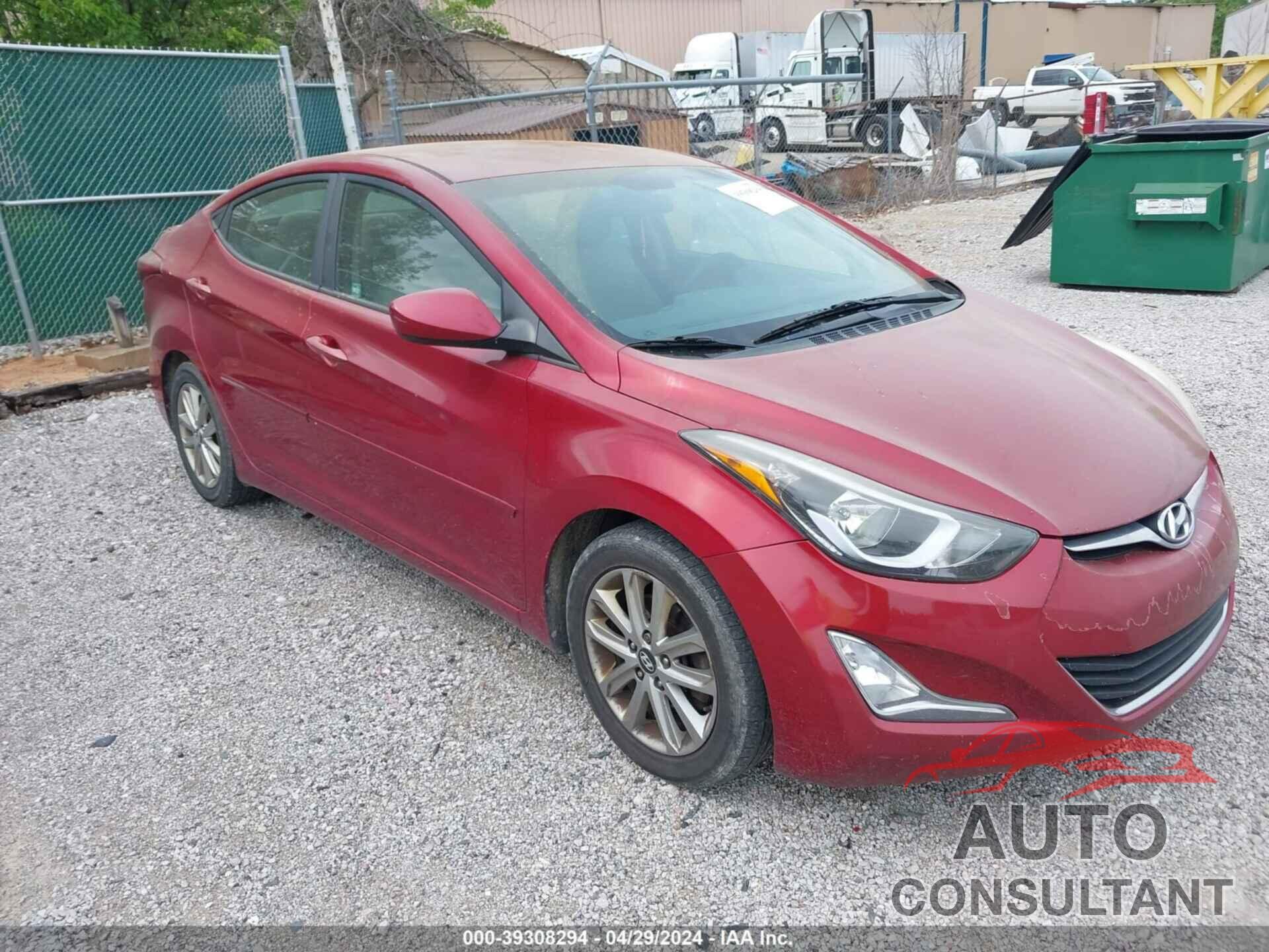 HYUNDAI ELANTRA 2016 - 5NPDH4AE2GH653681