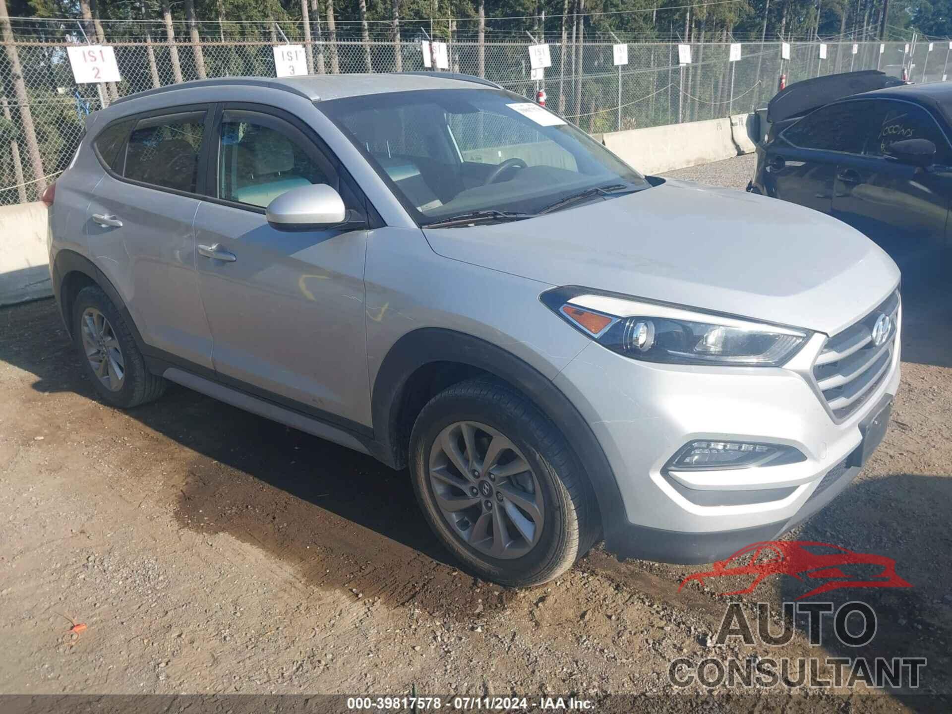 HYUNDAI TUCSON 2017 - KM8J3CA40HU413714