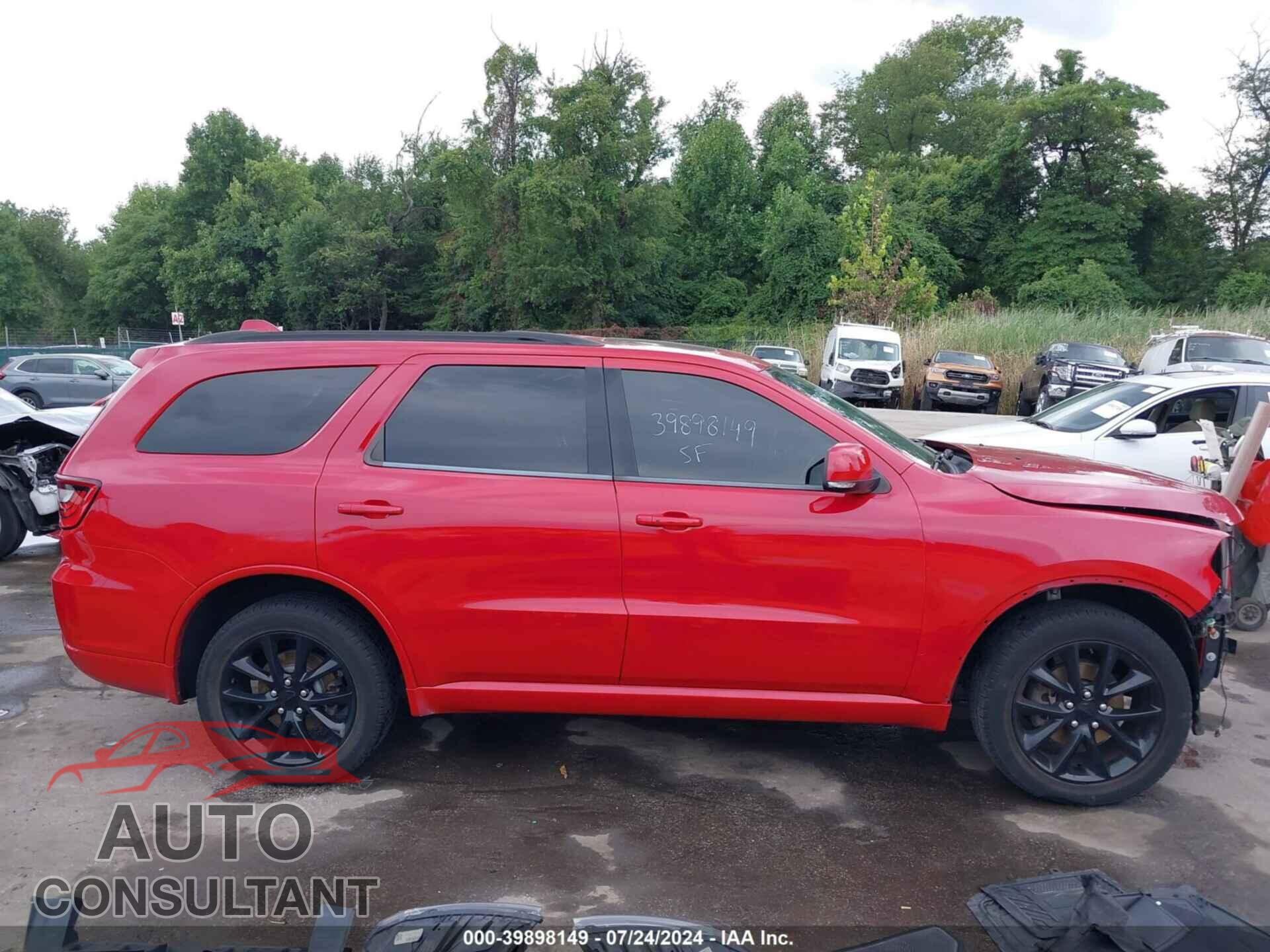 DODGE DURANGO 2017 - 1C4RDJDGXHC884239