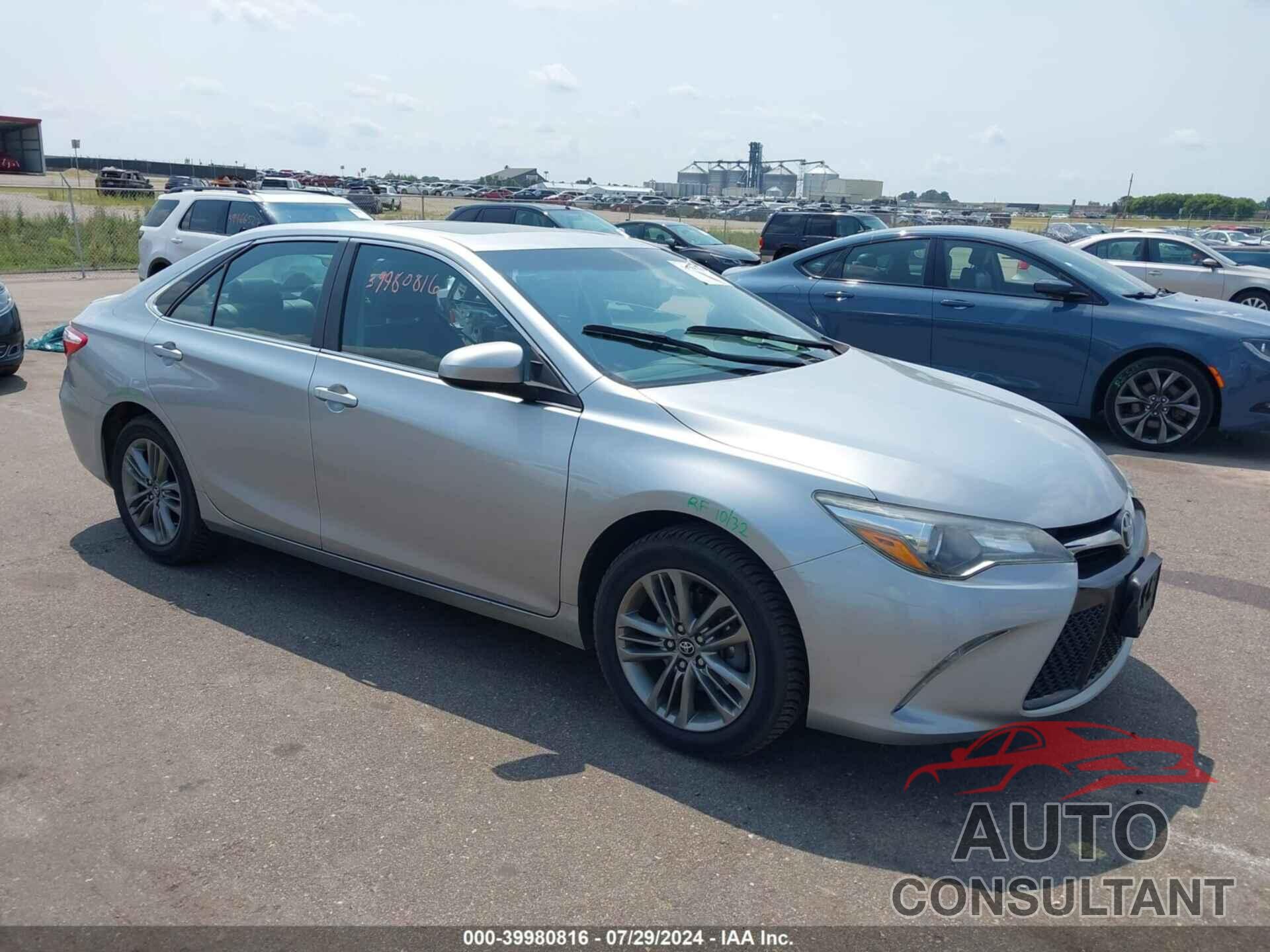 TOYOTA CAMRY 2017 - 4T1BF1FK6HU306979