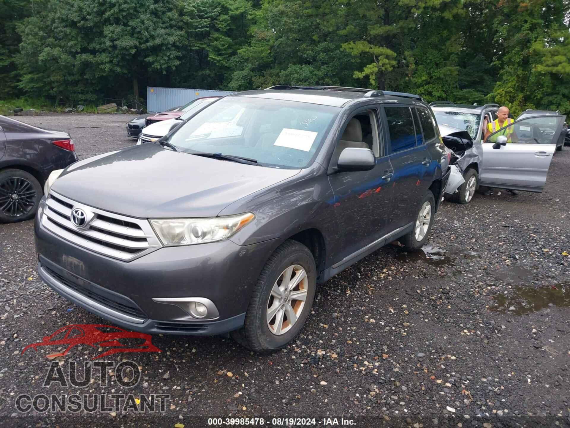 TOYOTA HIGHLANDER 2013 - 5TDBK3EH8DS189583