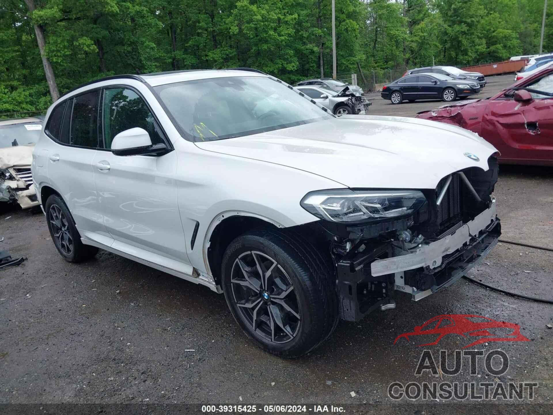 BMW X3 2022 - 5UX53DP01N9N25760