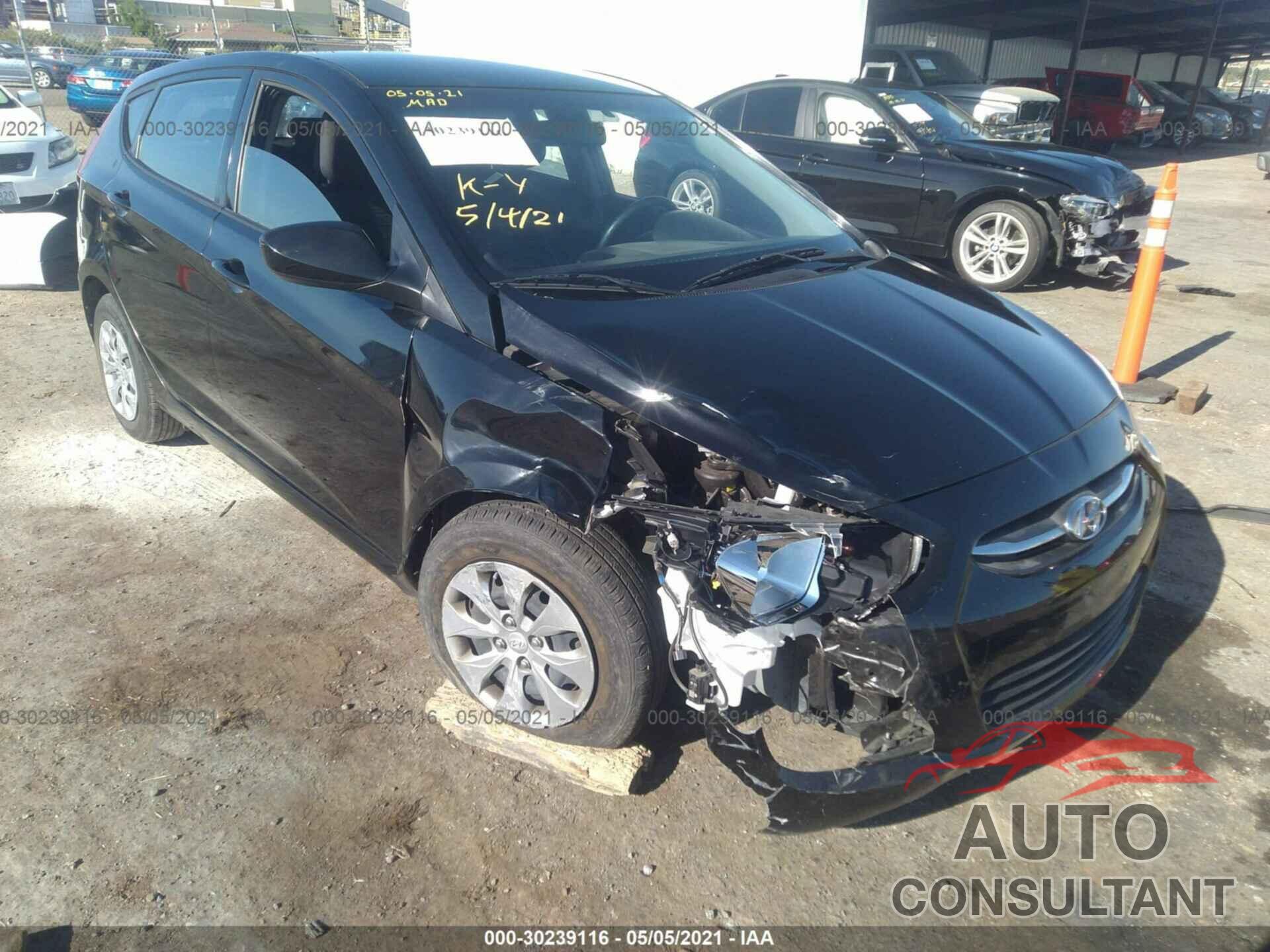 HYUNDAI ACCENT 2017 - KMHCT5AE9HU353915