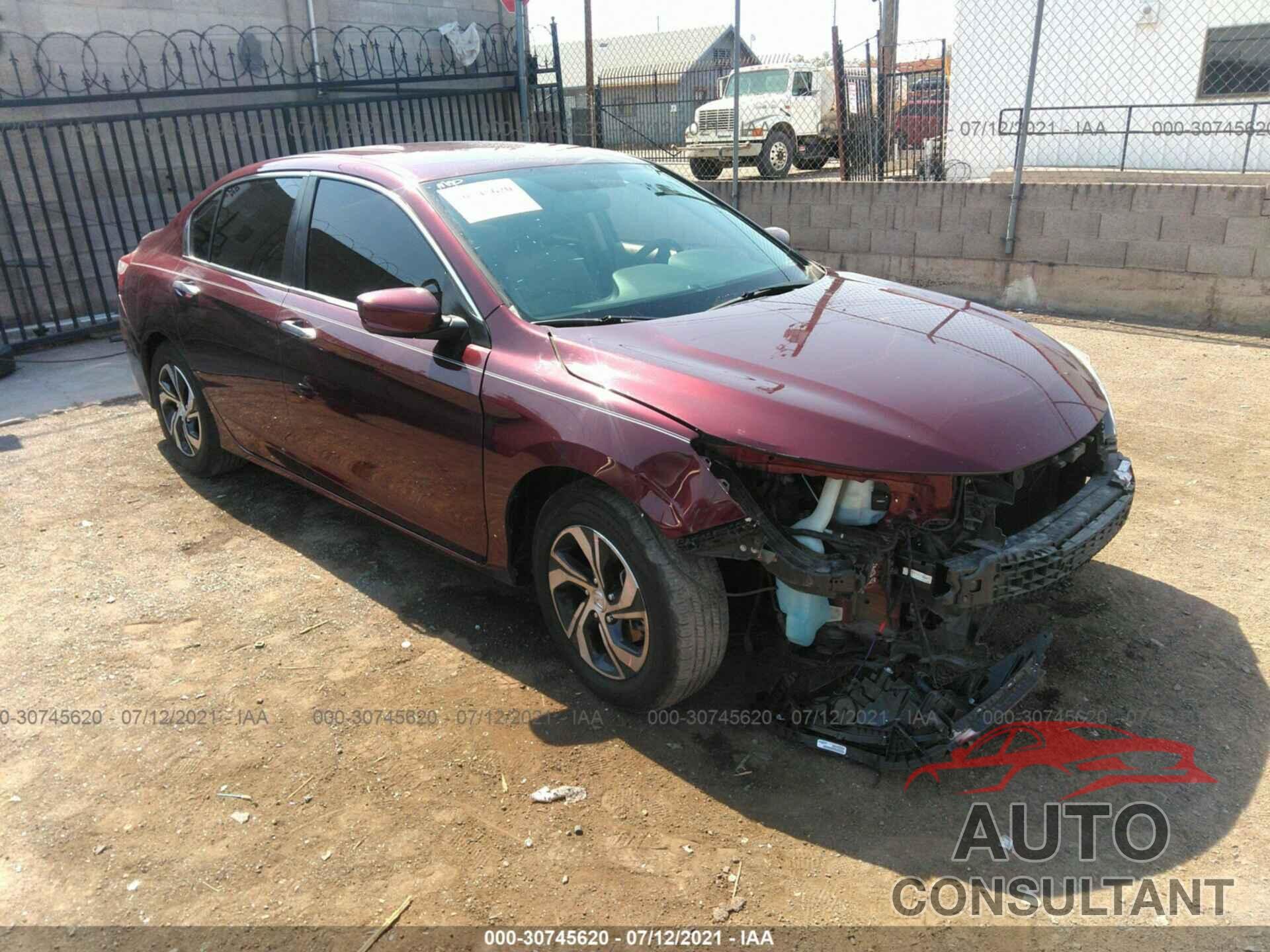 HONDA ACCORD SEDAN 2017 - 1HGCR2F33HA297756