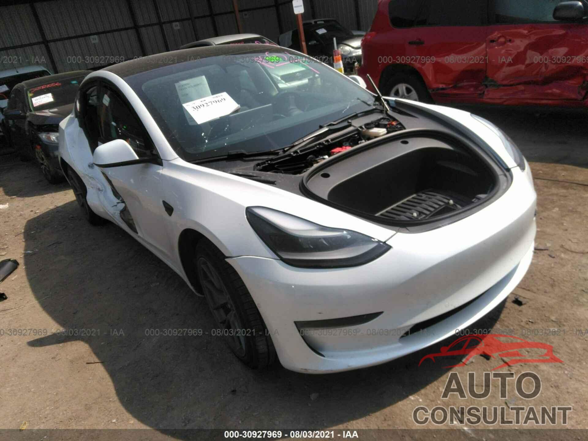 TESLA MODEL 3 2021 - 5YJ3E1EB4MF928321