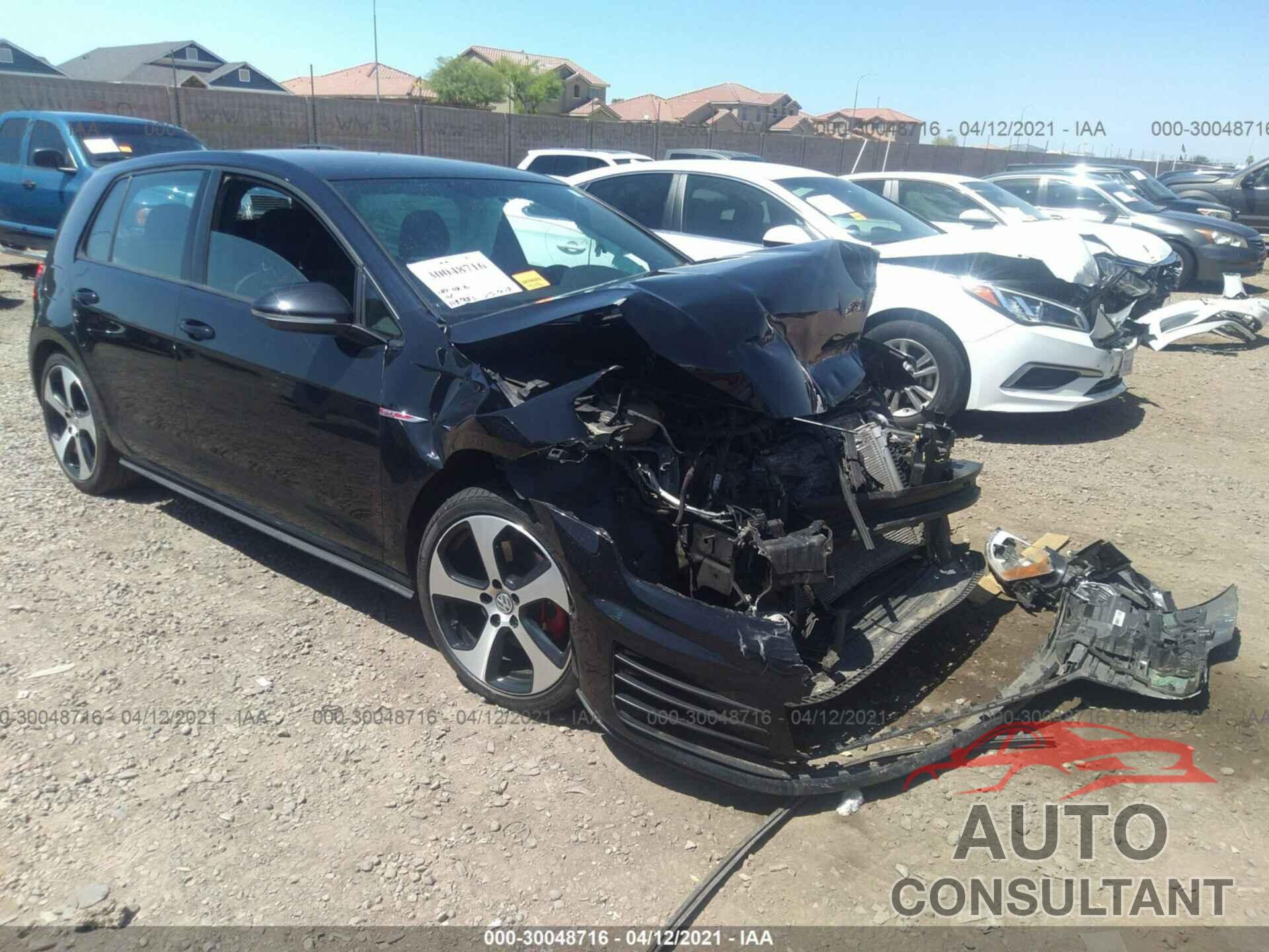 VOLKSWAGEN GOLF GTI 2016 - 3VW4T7AU7GM009012