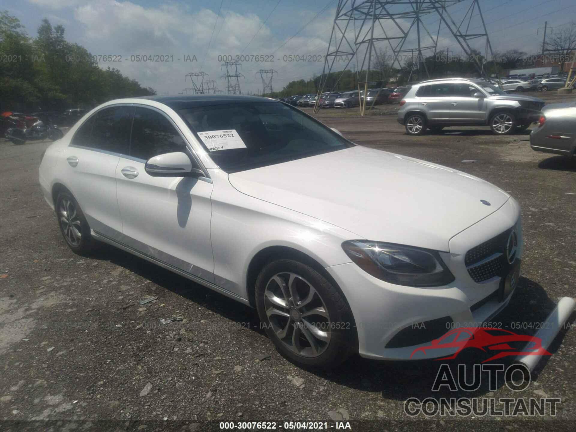 MERCEDES-BENZ C-CLASS 2016 - 55SWF4KB7GU171384