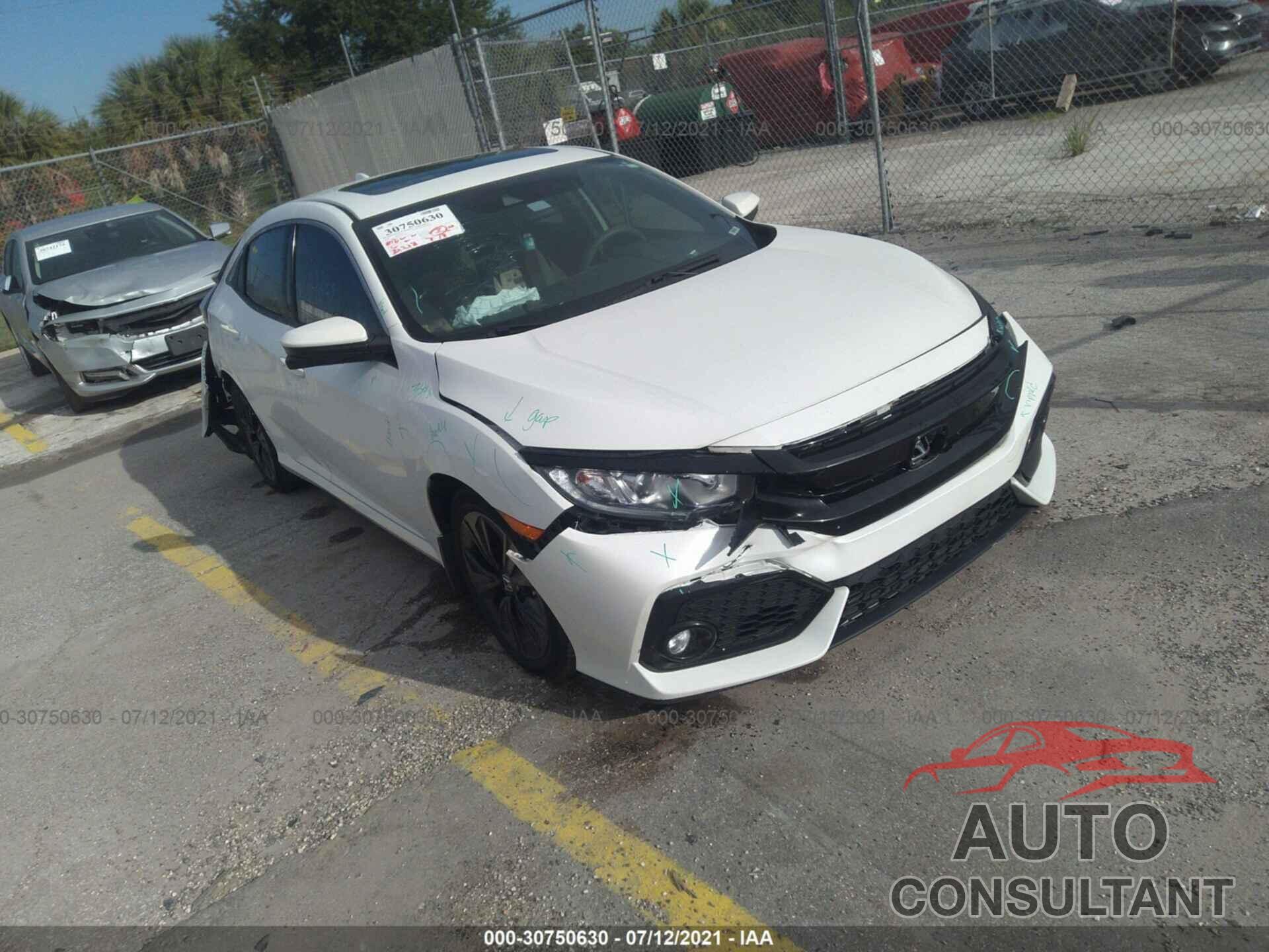 HONDA CIVIC HATCHBACK 2019 - SHHFK7H6XKU213272