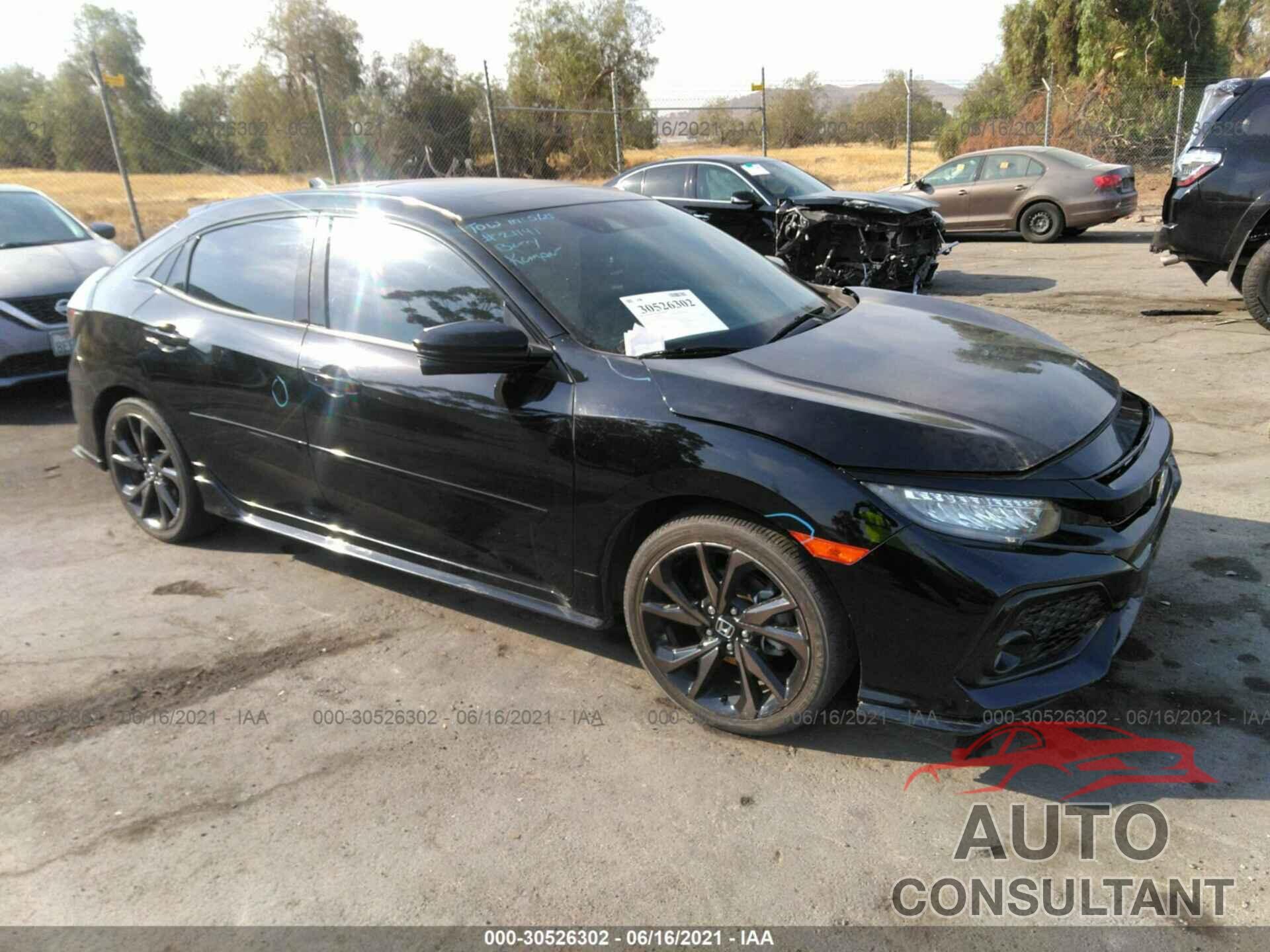 HONDA CIVIC HATCHBACK 2017 - SHHFK7H93HU416331