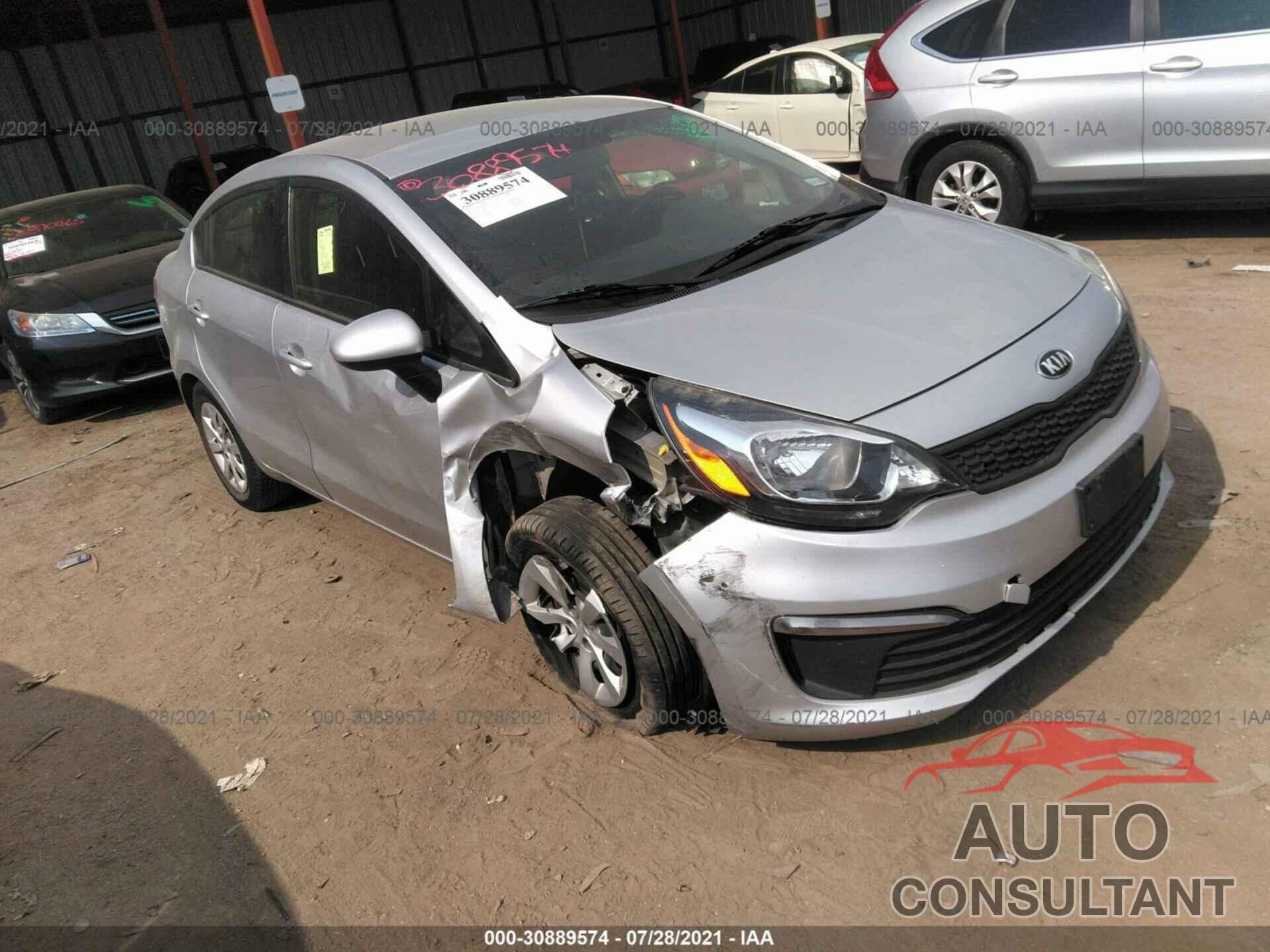 KIA RIO 2016 - KNADM4A30G6632619