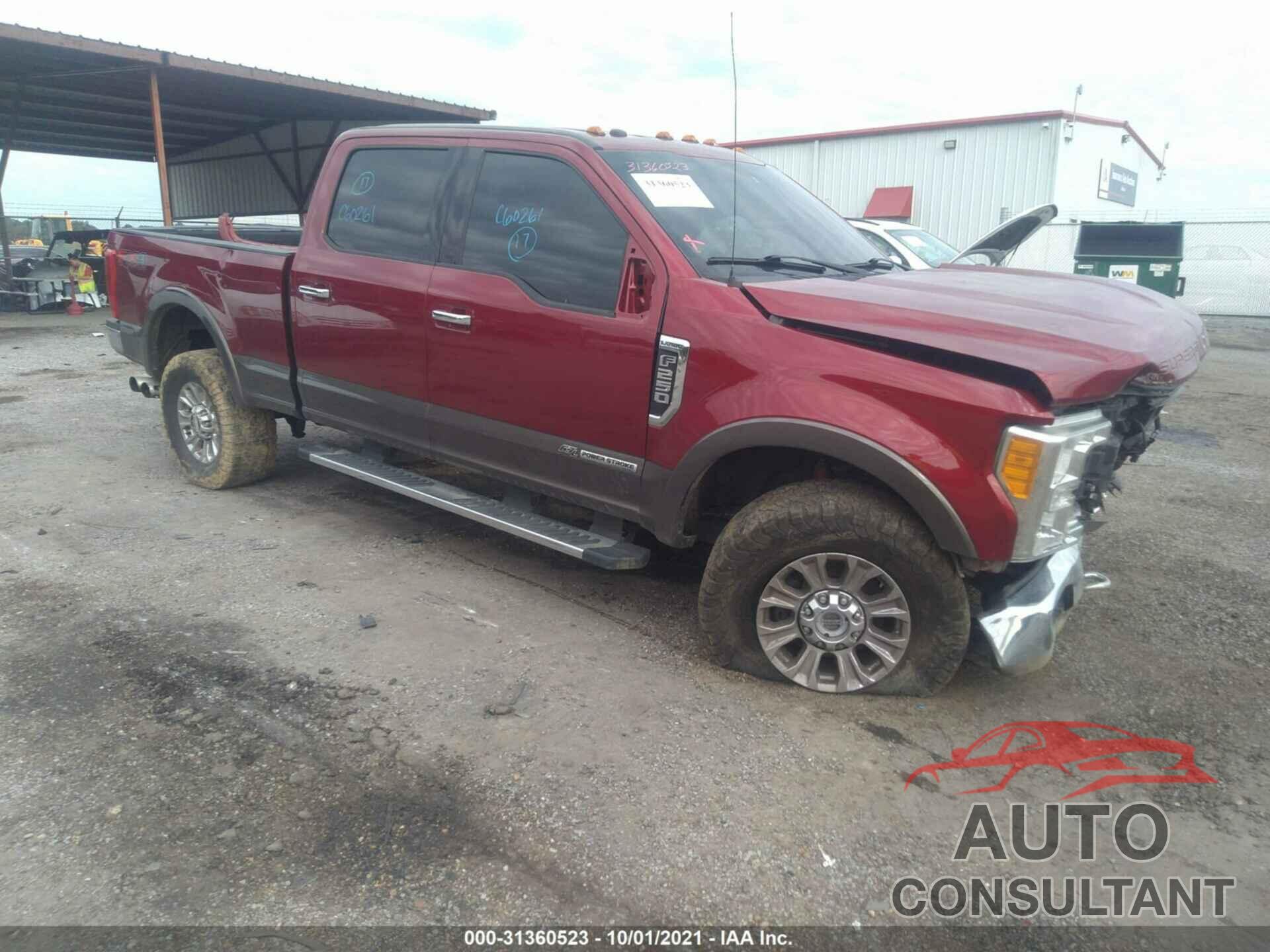 FORD SUPER DUTY F-250 SRW 2017 - 1FT7W2BT1HEC60261