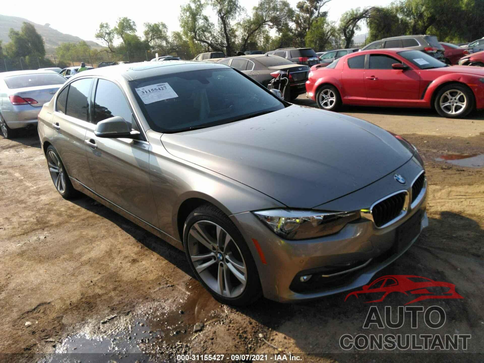 BMW 3 SERIES 2017 - WBA8B9G34HNU57133