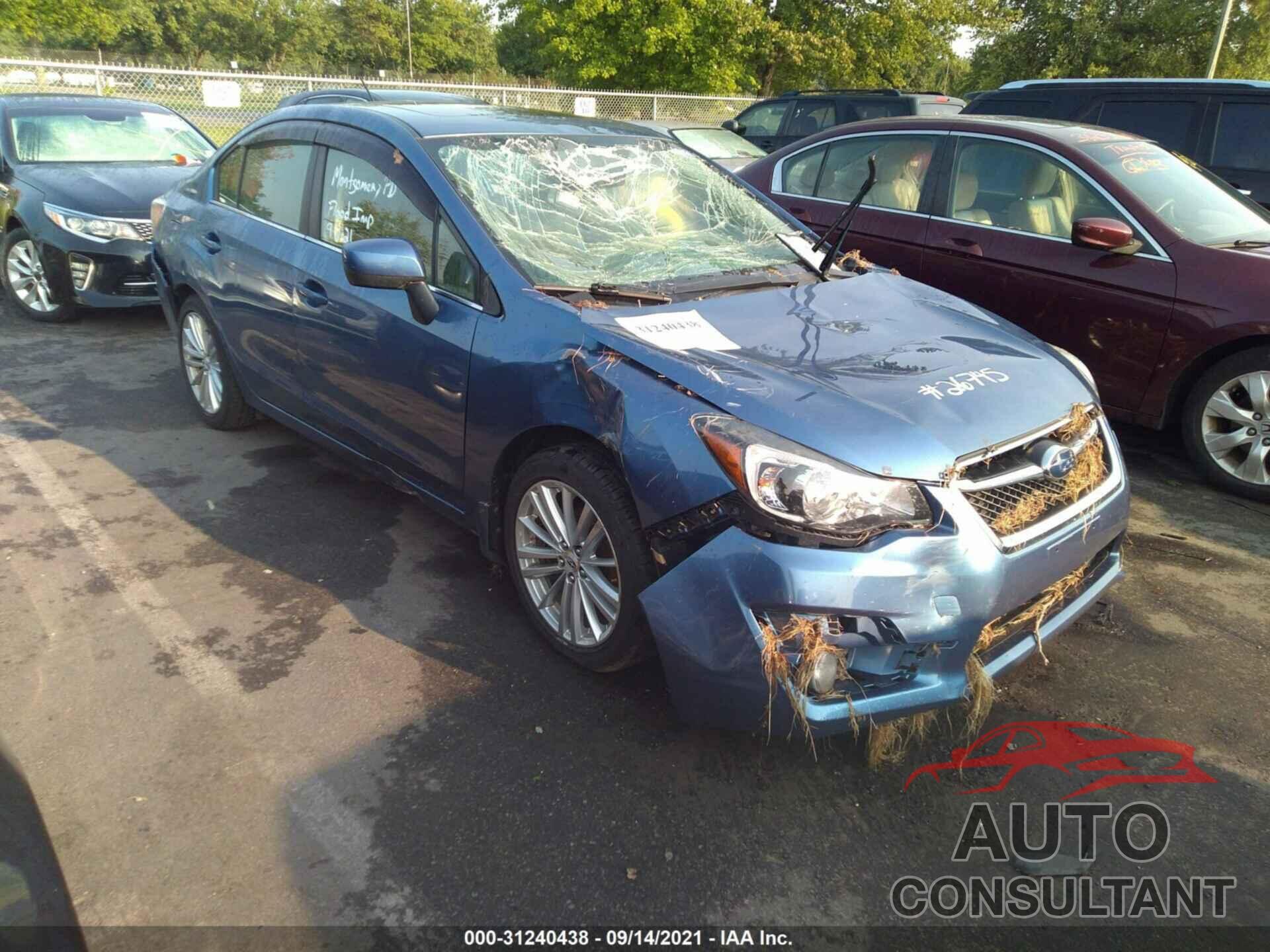 SUBARU IMPREZA SEDAN 2016 - JF1GJAF62GH015002
