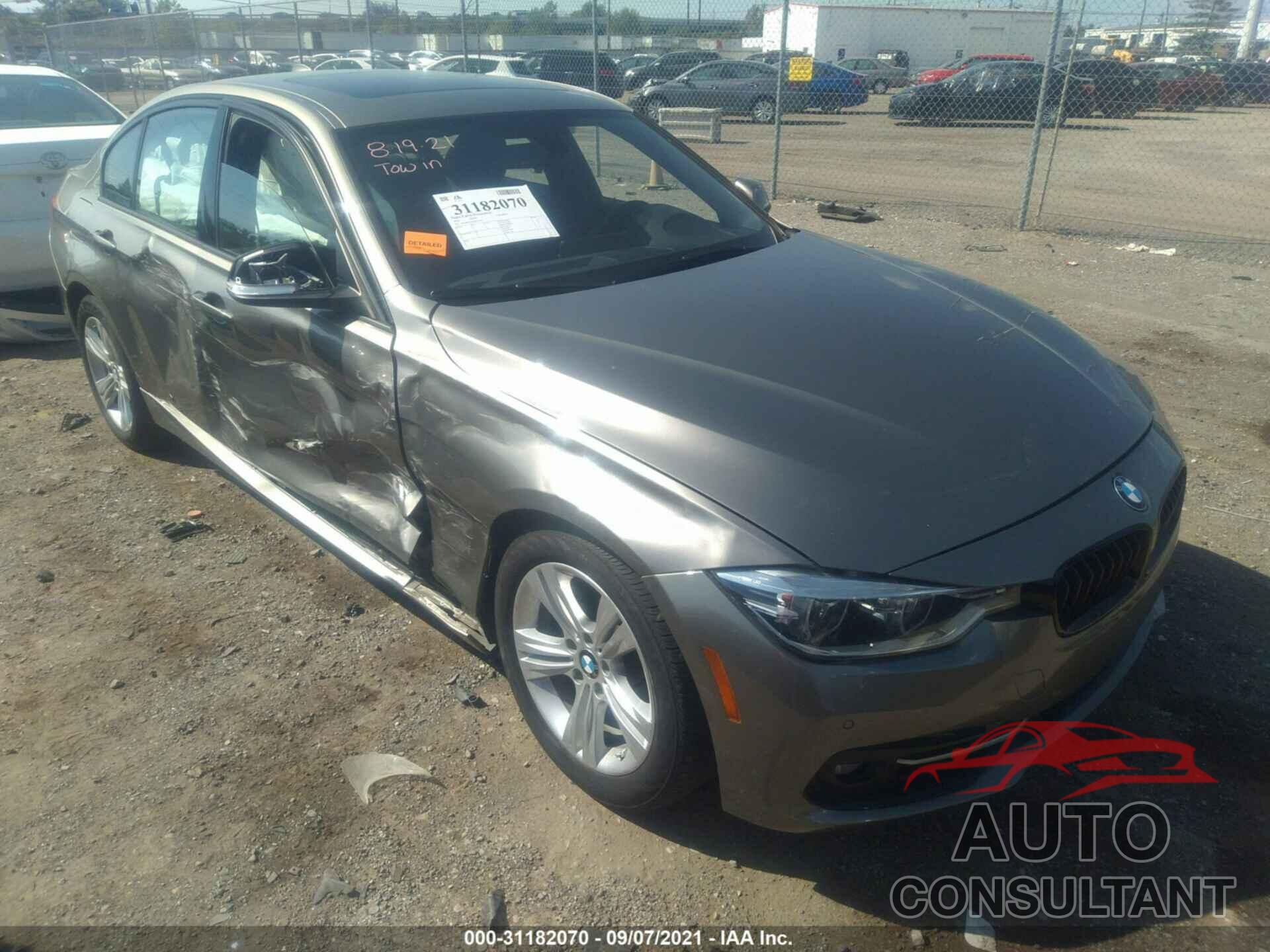 BMW 3 SERIES 2016 - WBA8E3G54GNU03853