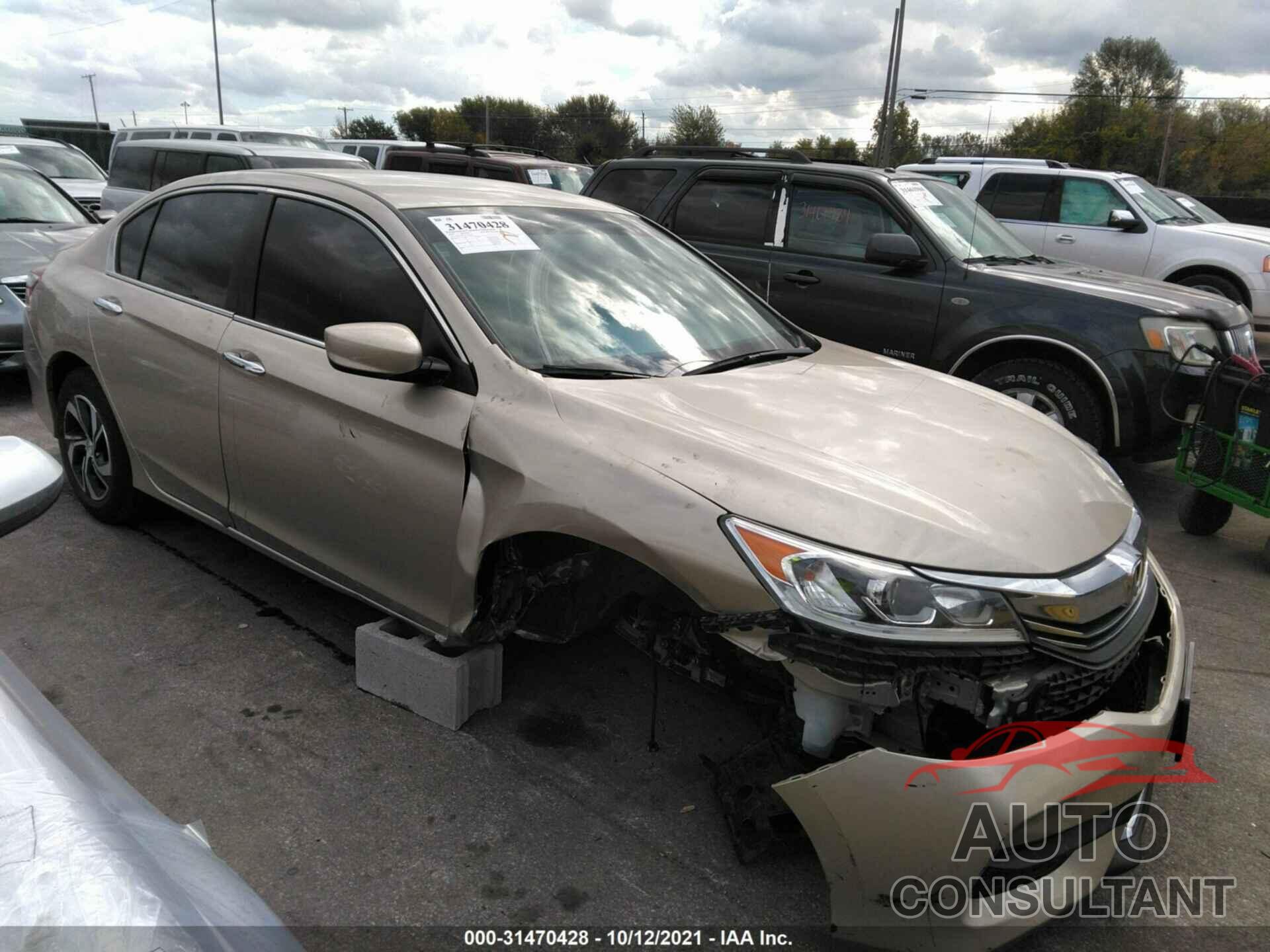 HONDA ACCORD SEDAN 2016 - 1HGCR2F31GA134182