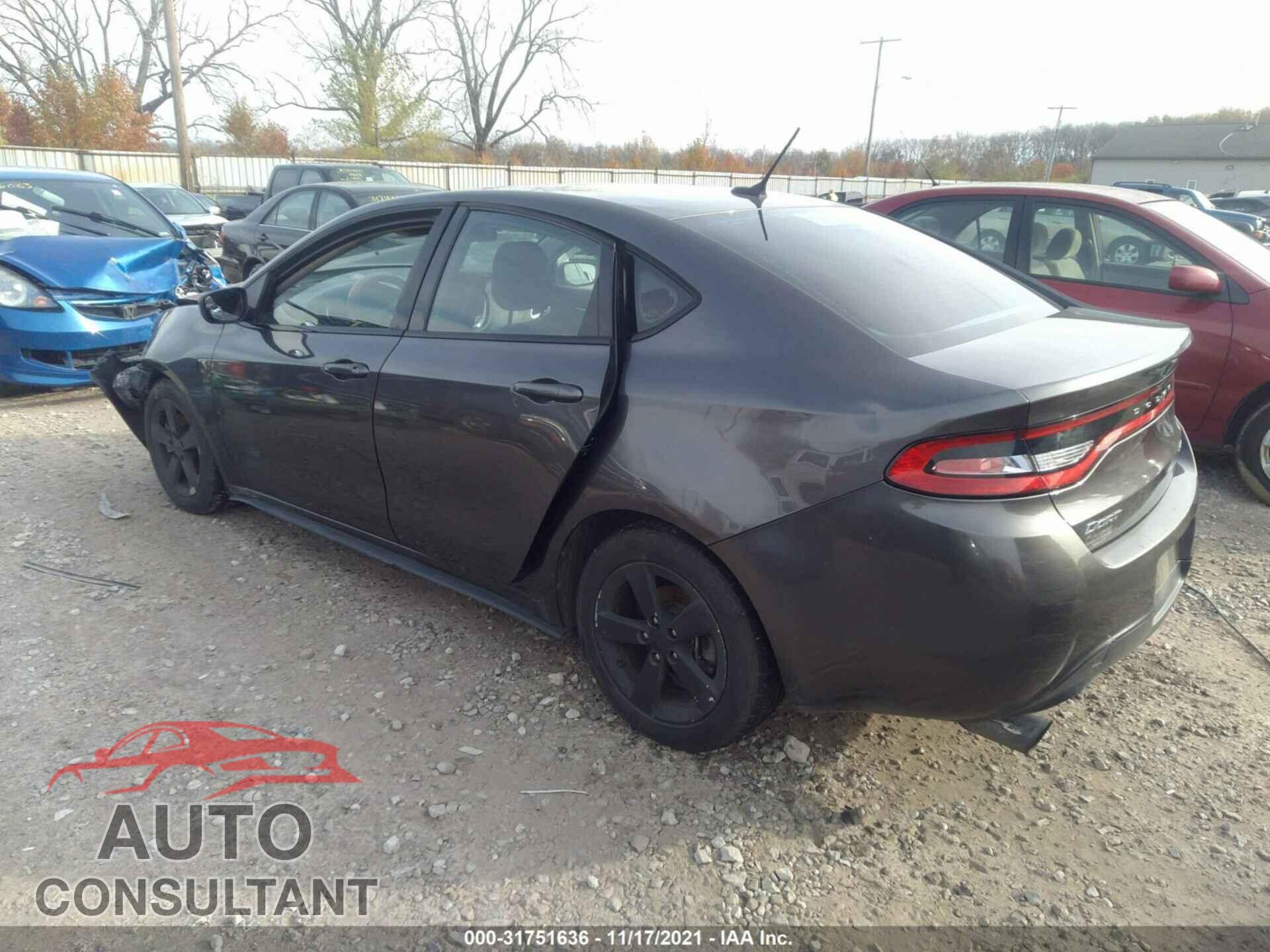 DODGE DART 2016 - 1C3CDFBB2GD645341