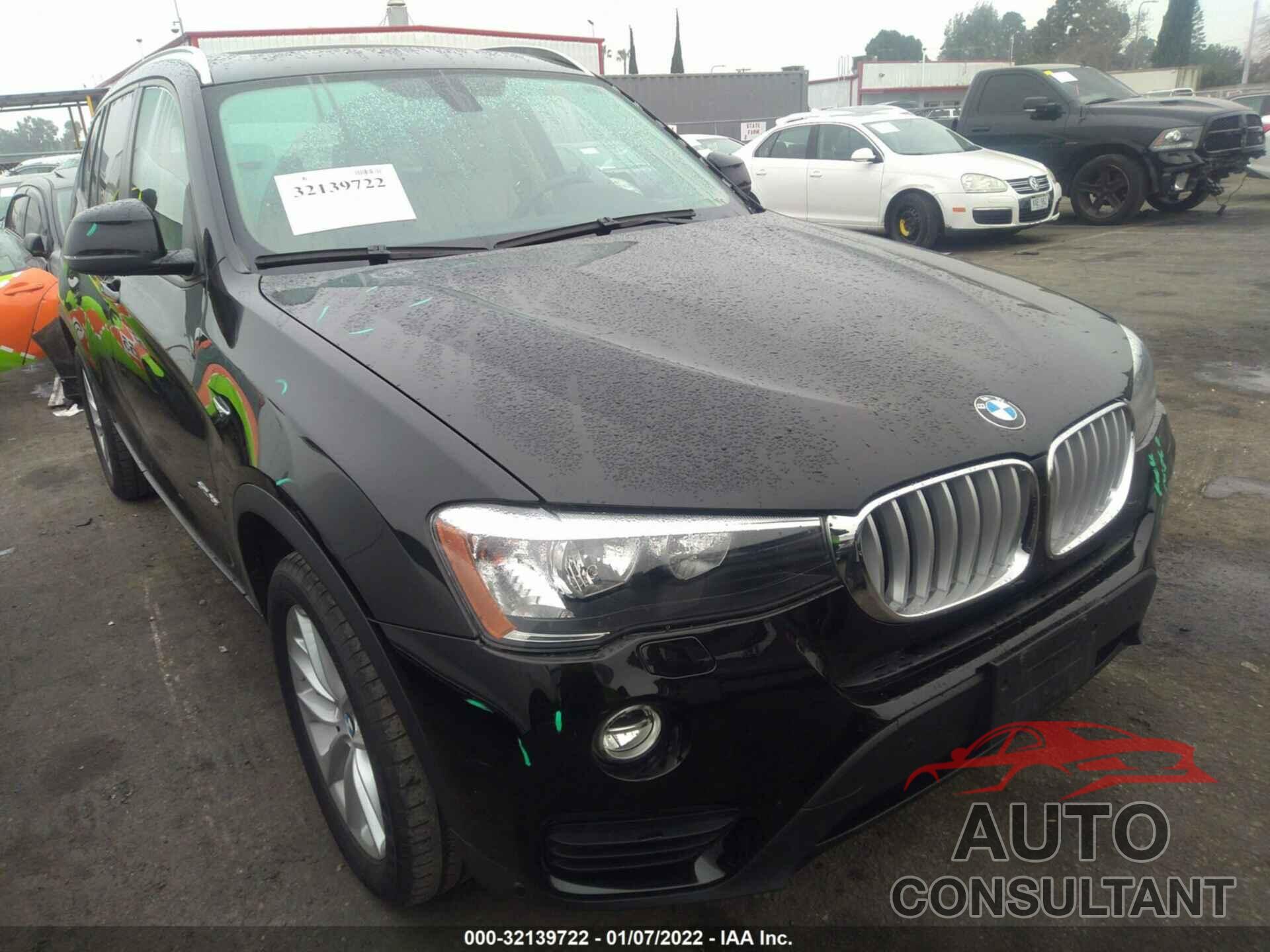 BMW X3 2016 - 5UXWZ7C51G0T43229