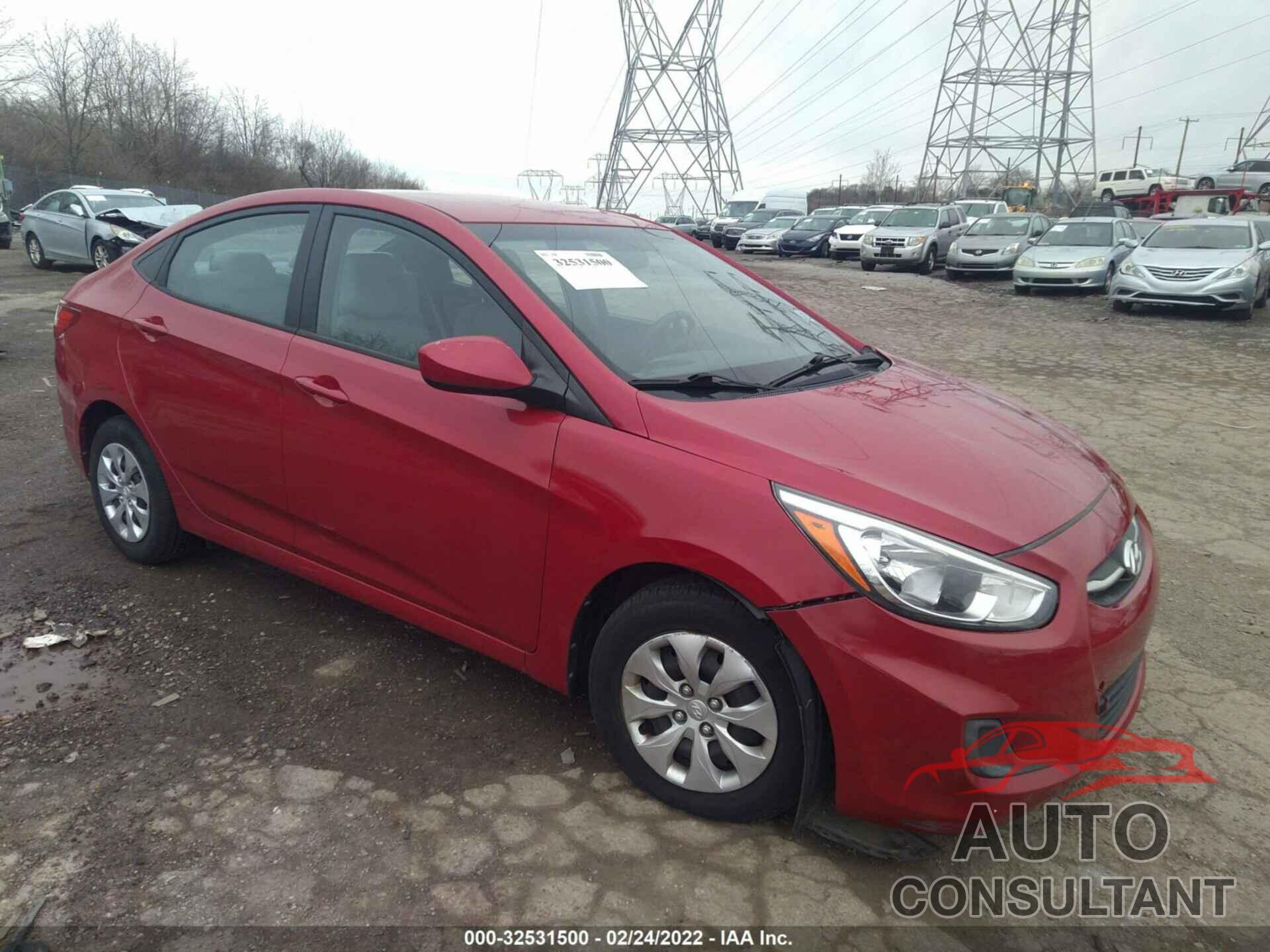 HYUNDAI ACCENT 2016 - KMHCT4AE4GU966808