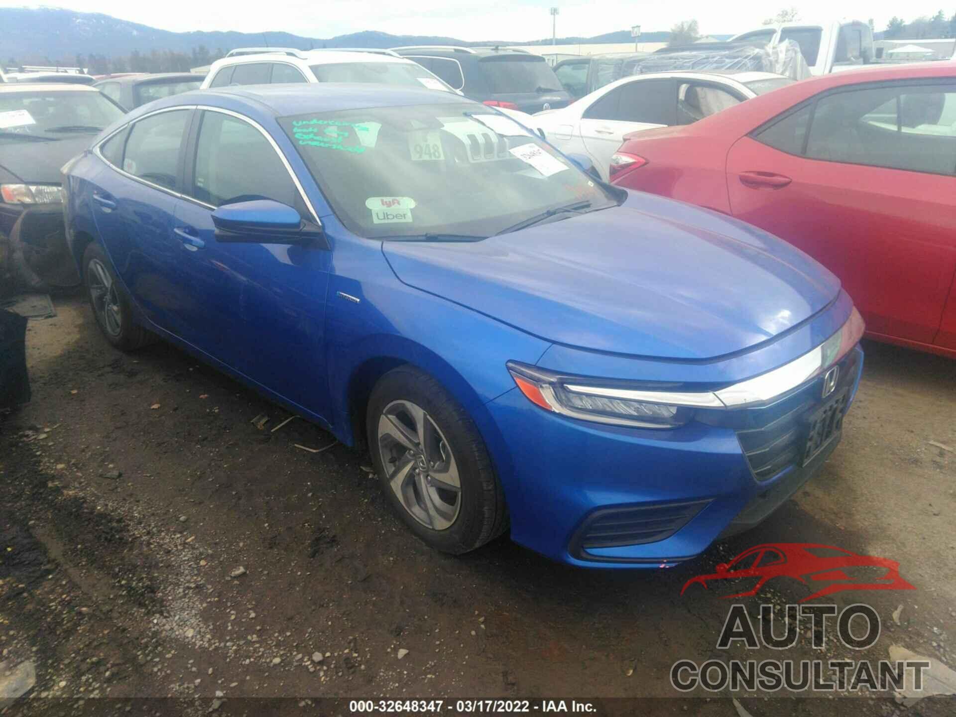 HONDA INSIGHT 2020 - 19XZE4F56LE012233