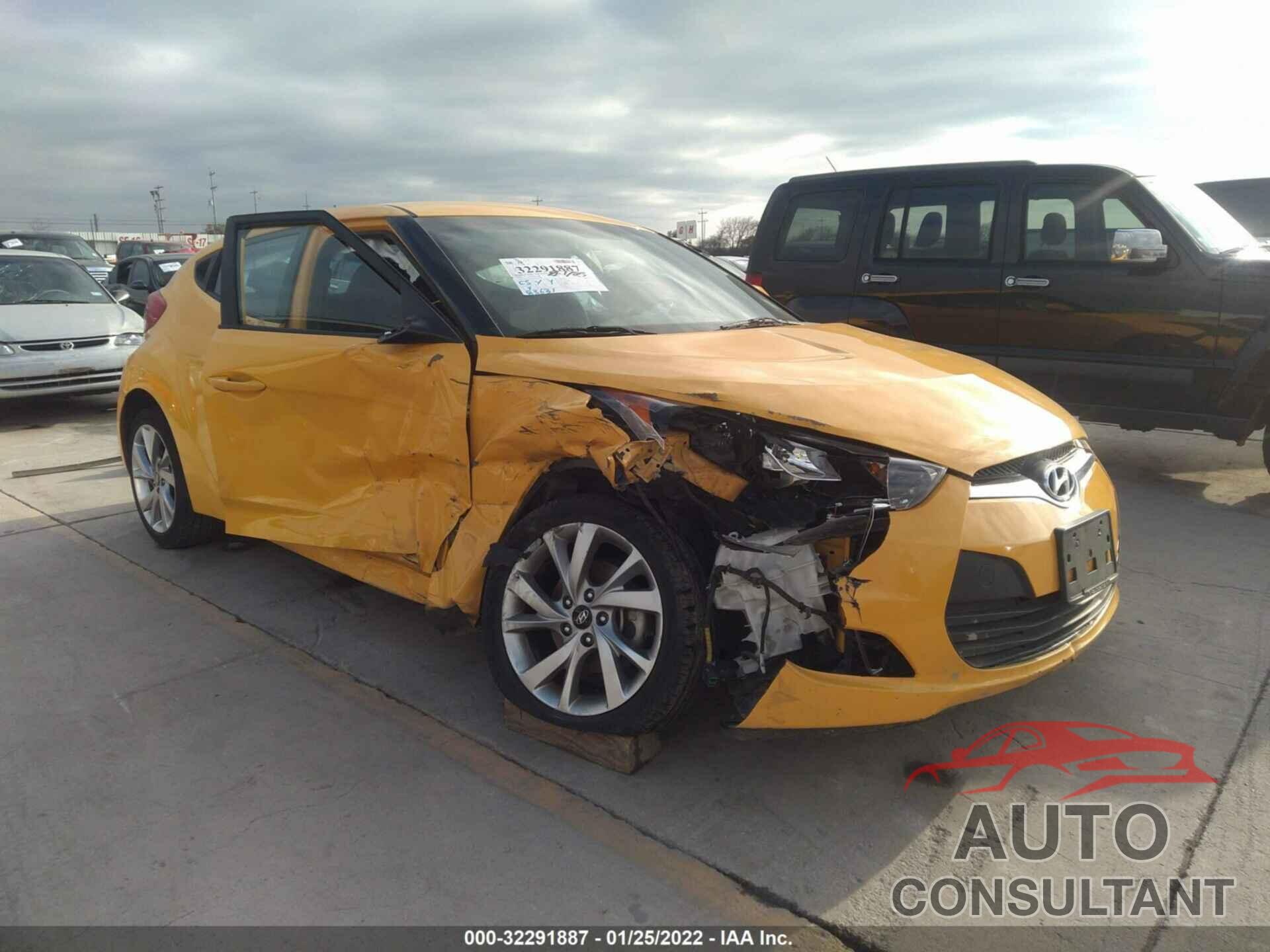 HYUNDAI VELOSTER 2017 - KMHTC6AD6HU310985