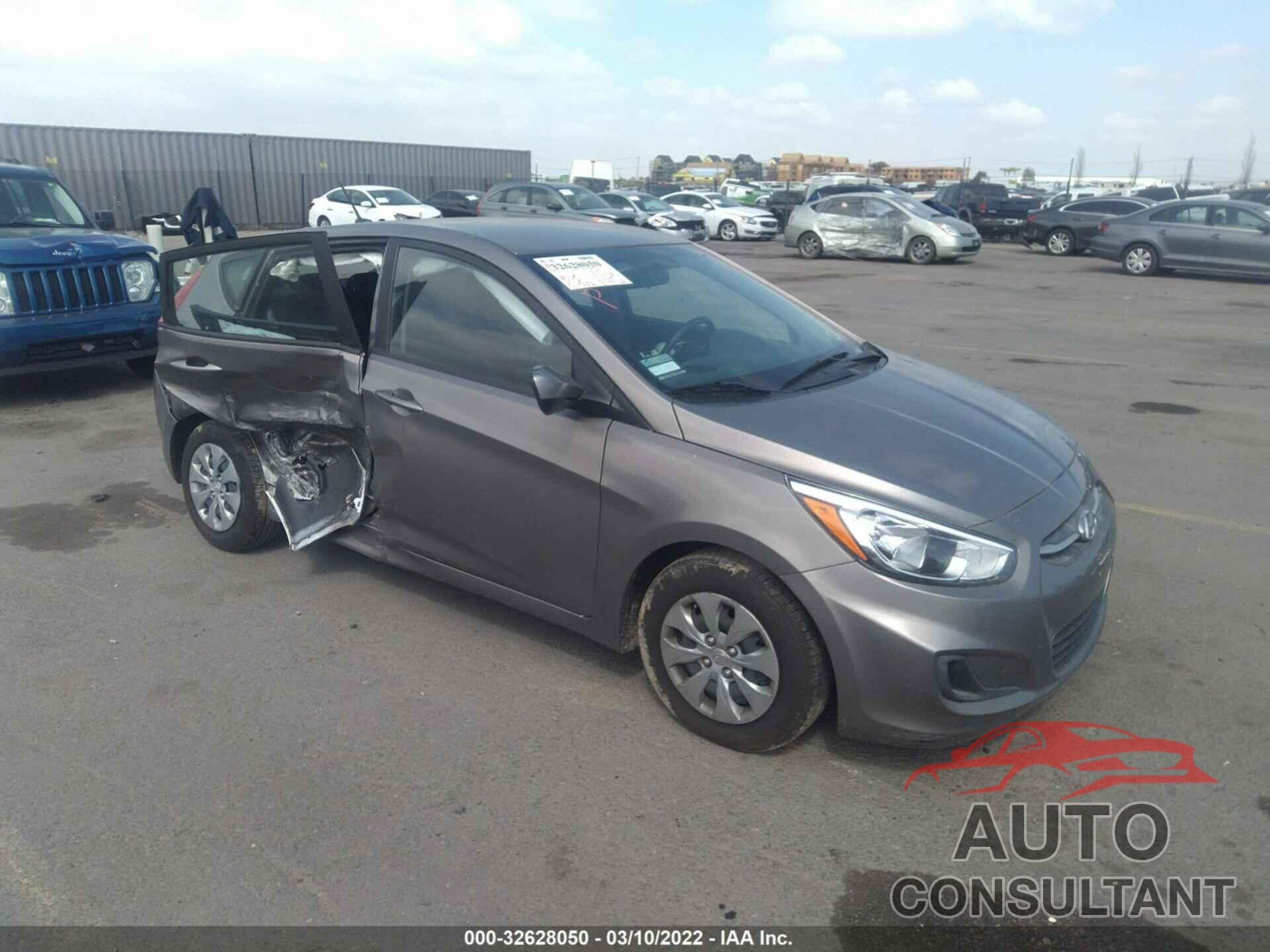 HYUNDAI ACCENT 2017 - KMHCT5AEXHU365703