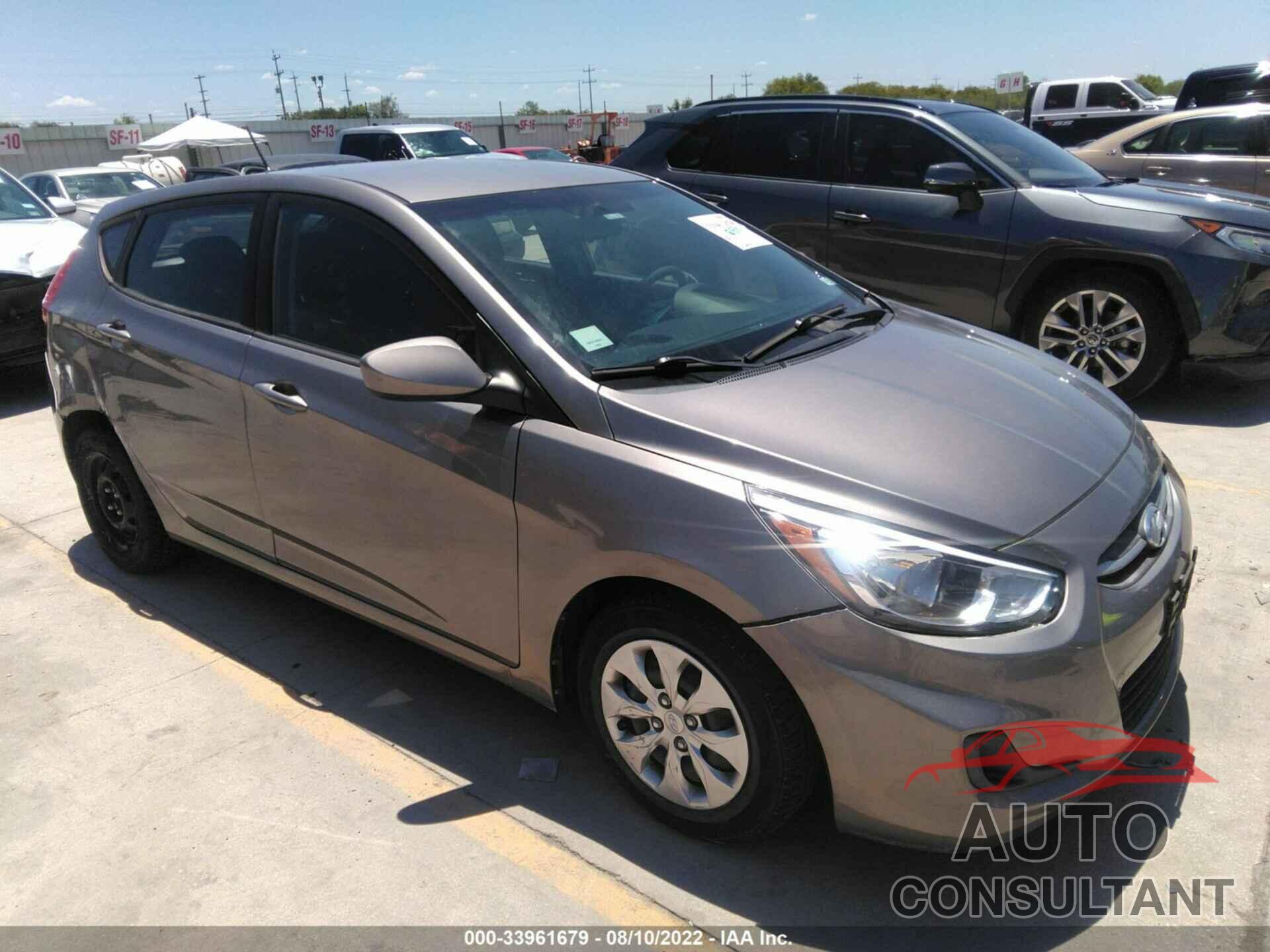 HYUNDAI ACCENT 2017 - KMHCT5AE9HU359648